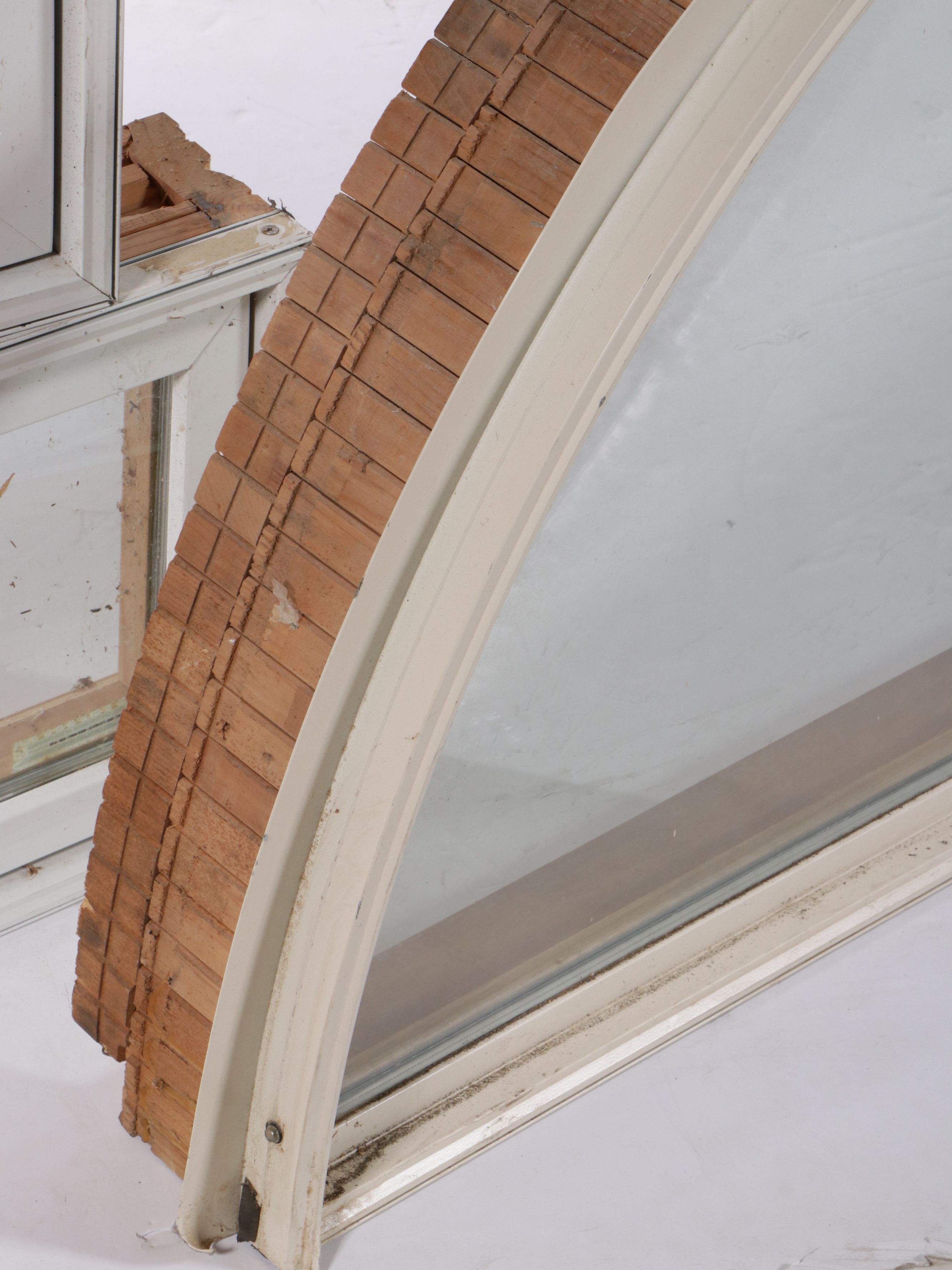 Pella Arch Top Casement Window and Pair of Fixed Picture Windows