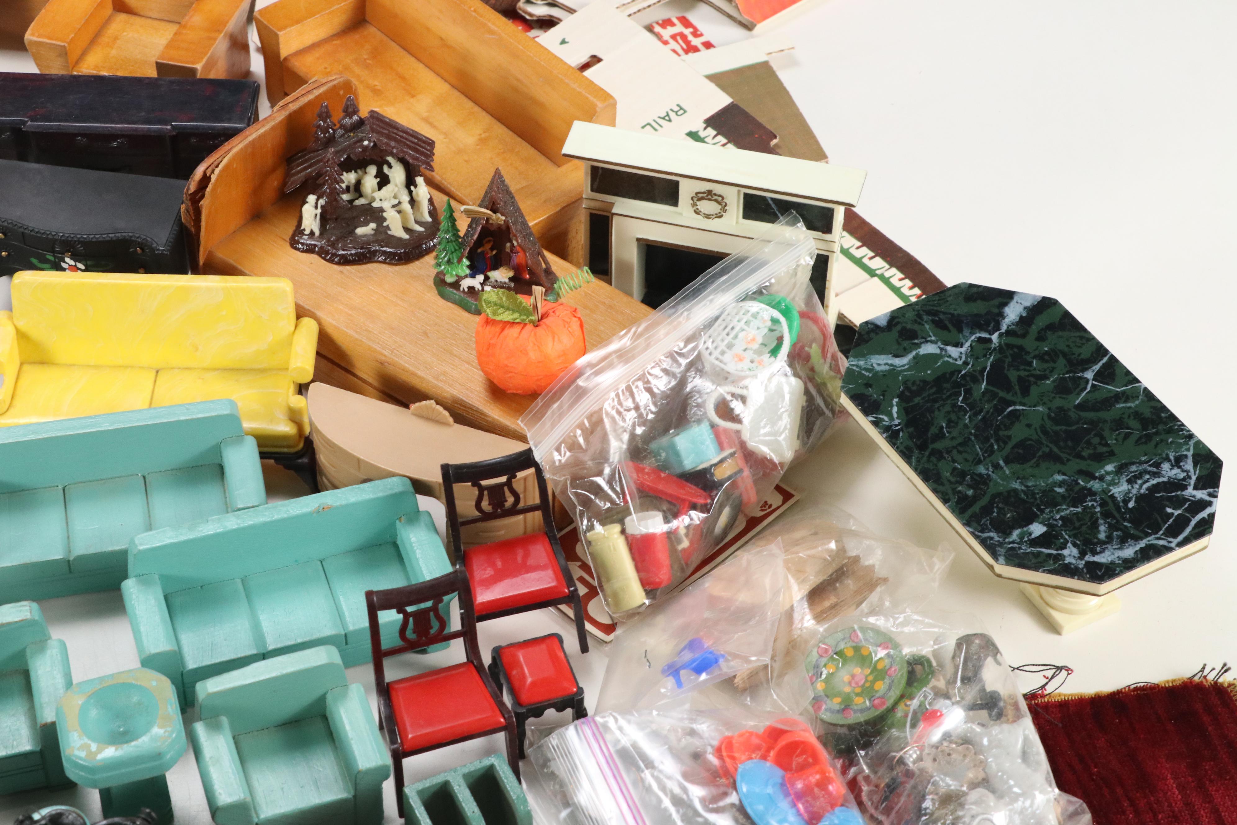 Ideal "Petite Princess", House of Miniatures, and More Dollhouse Furniture