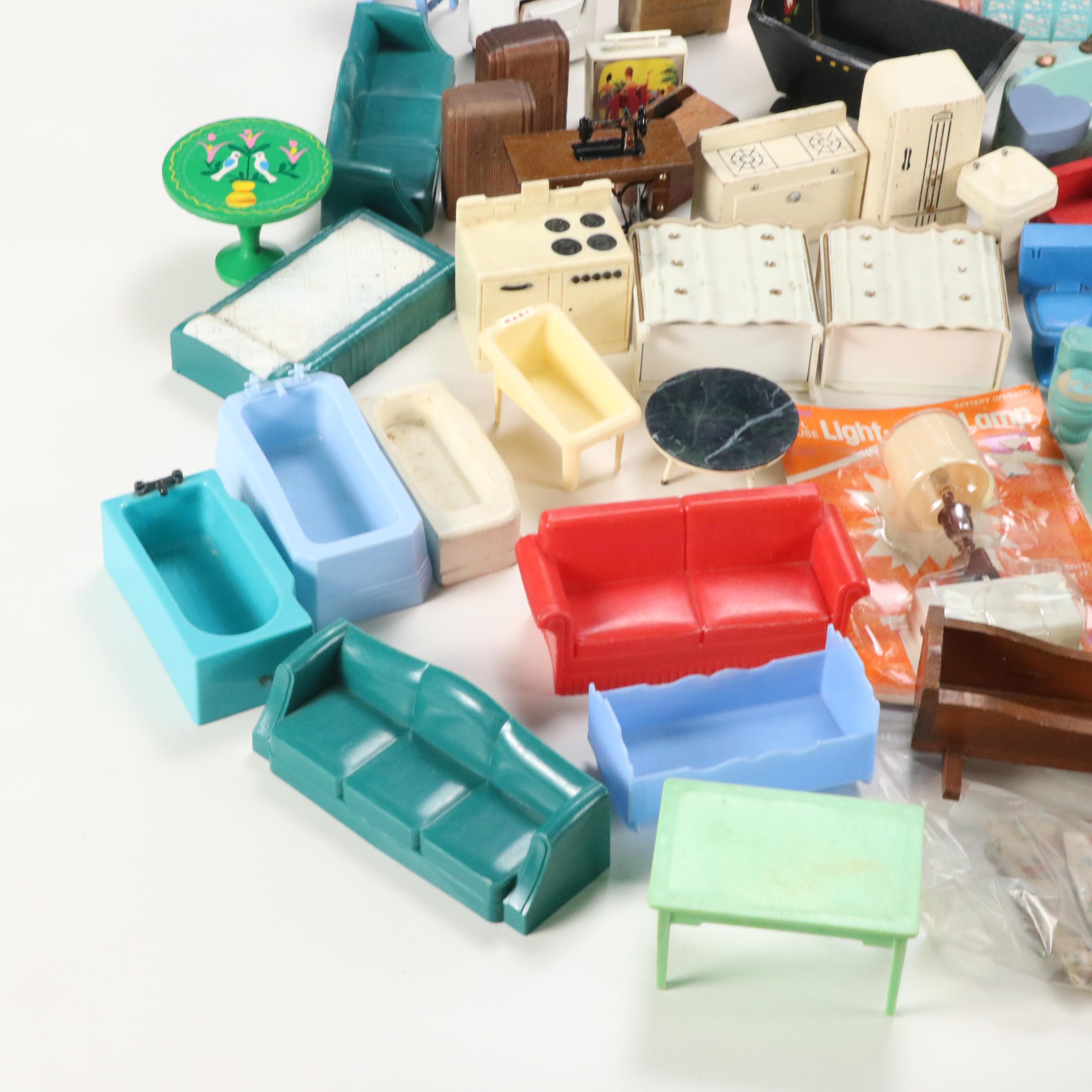 Ideal "Petite Princess", House of Miniatures, and More Dollhouse Furniture