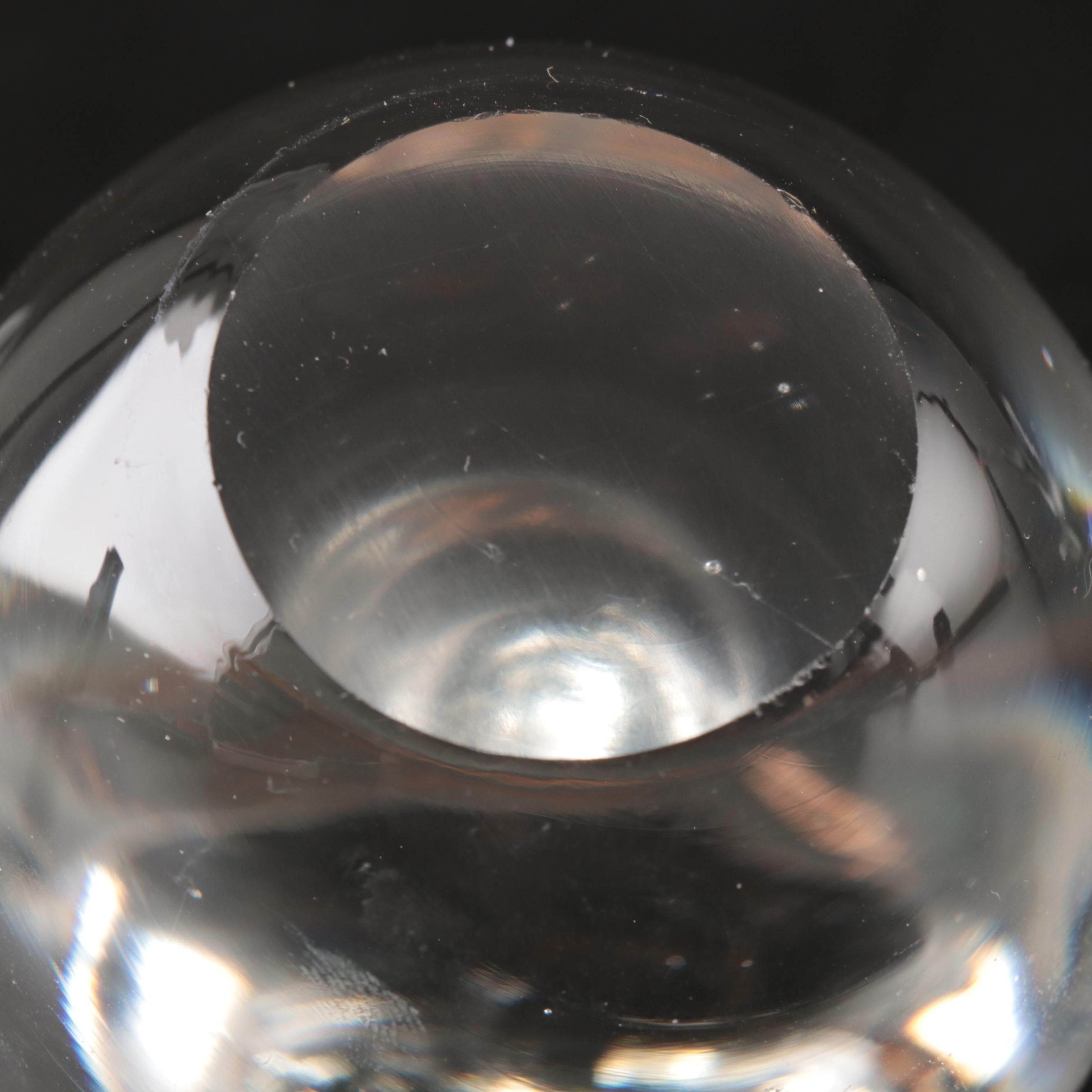 Handblown Whale and Polar Bear with Other Glass Paperweights