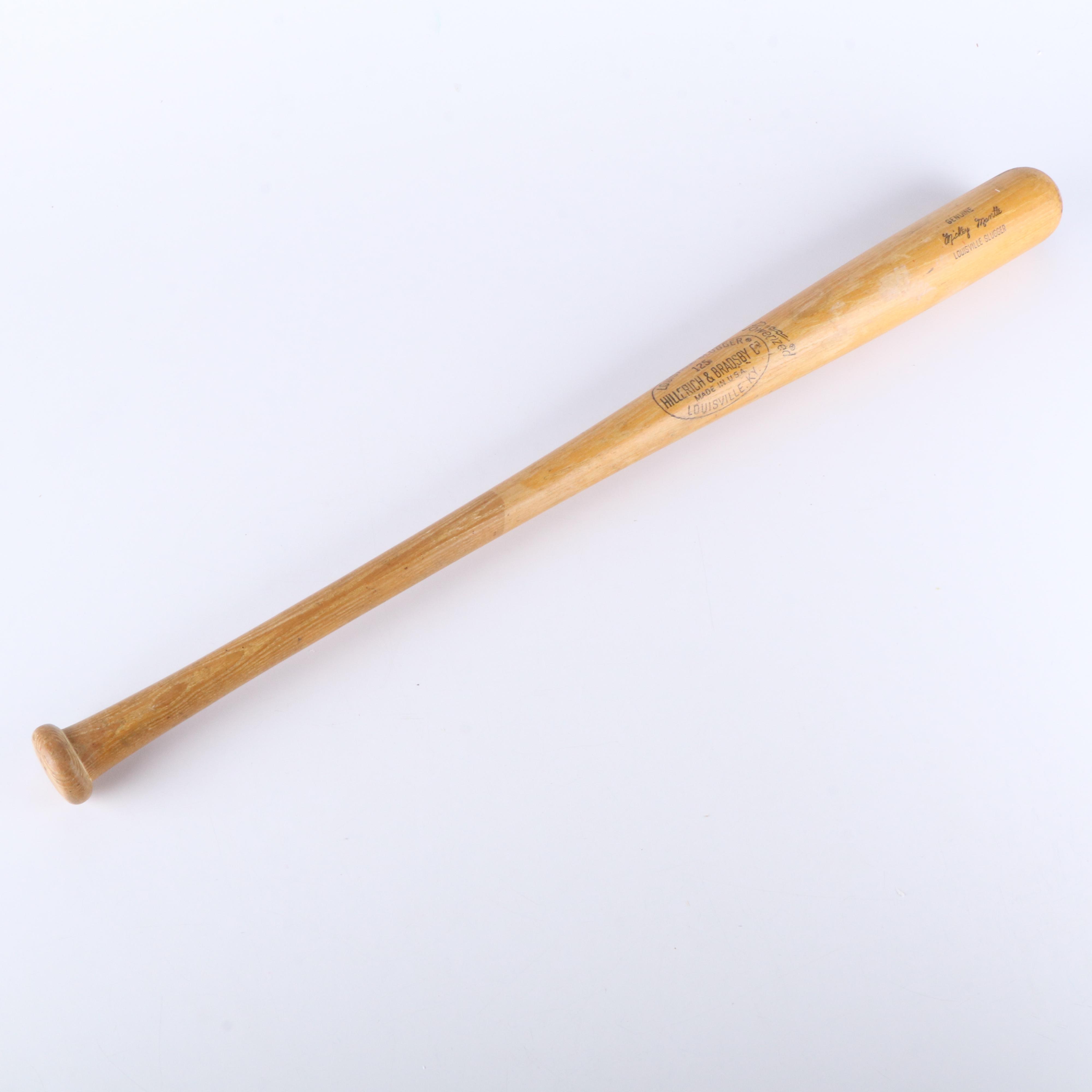 Mickey Mantle Store Model Louisville Slugger Baseball Bats