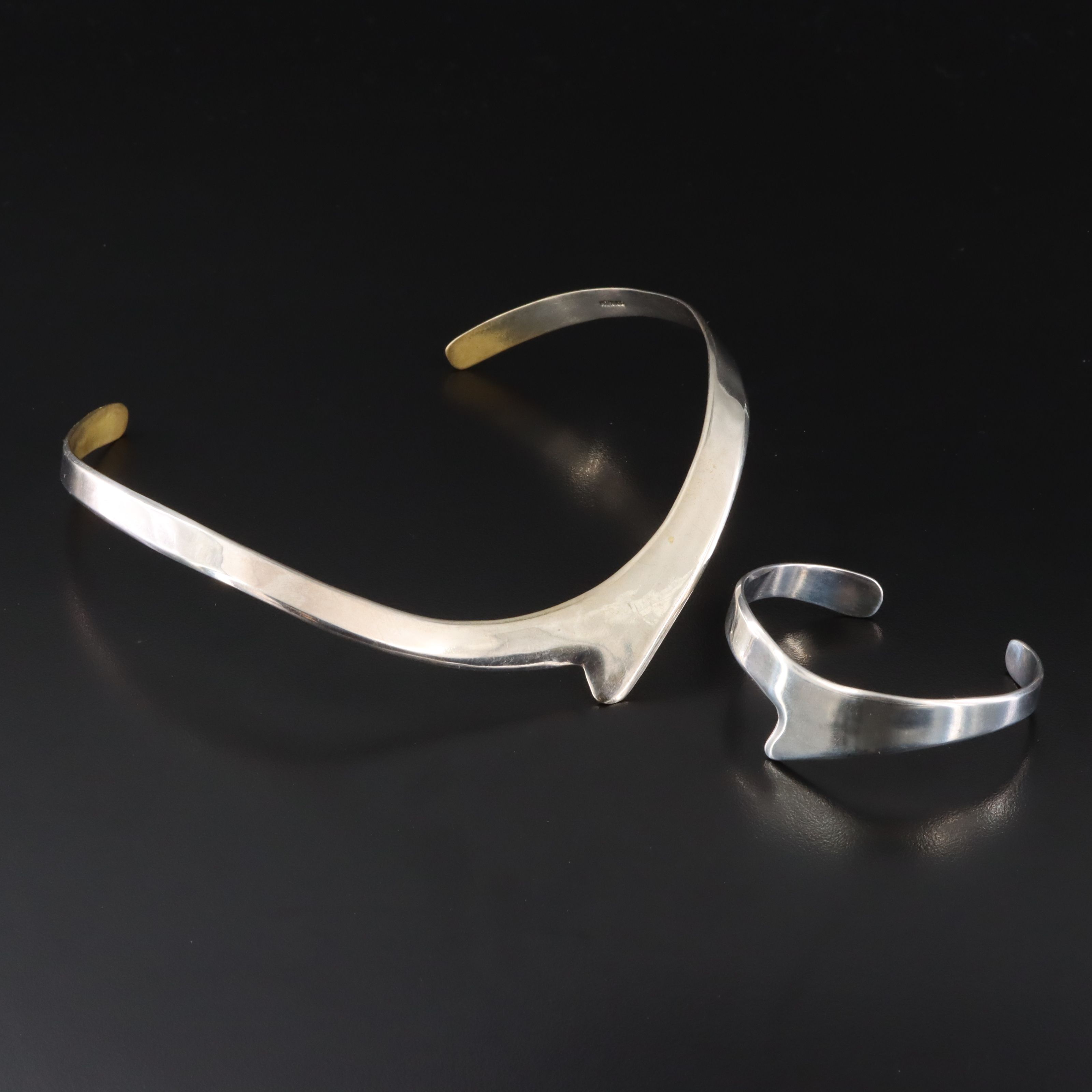 Collar and Cuff Bracelet Set