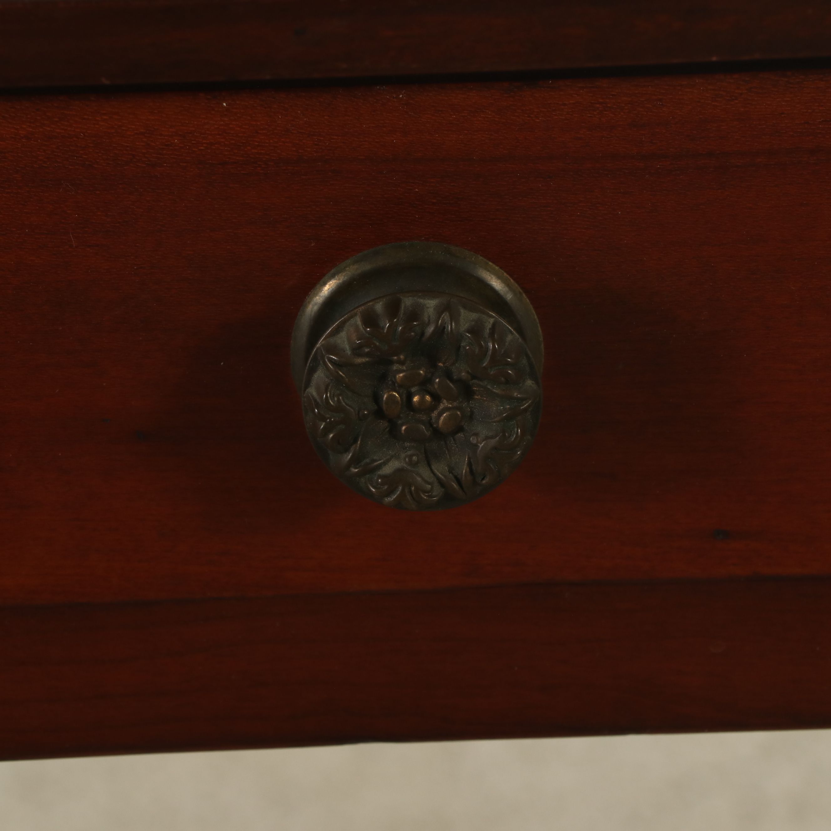 American Sheraton Style Cherry Single-Drawer Side Table