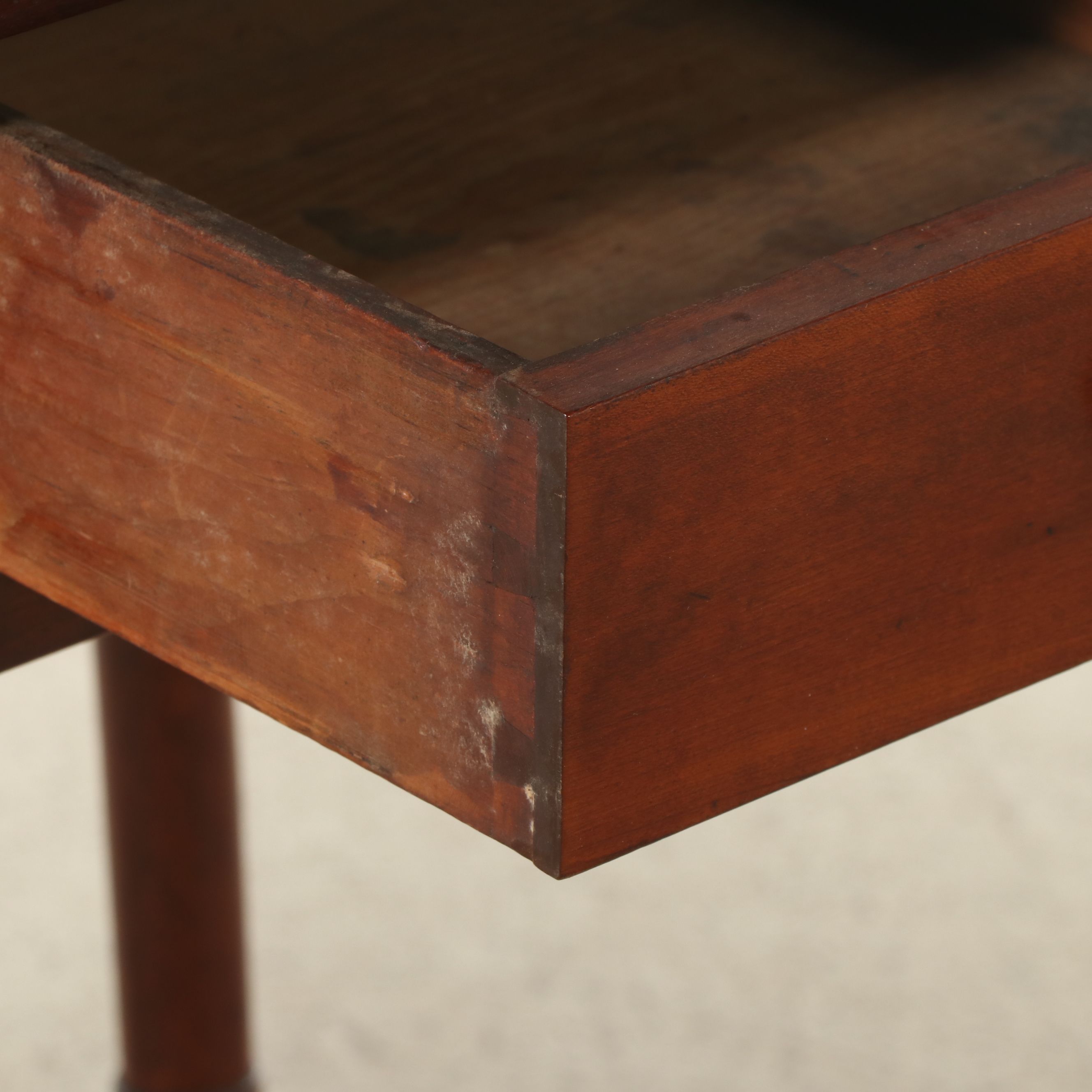 American Sheraton Style Cherry Single-Drawer Side Table