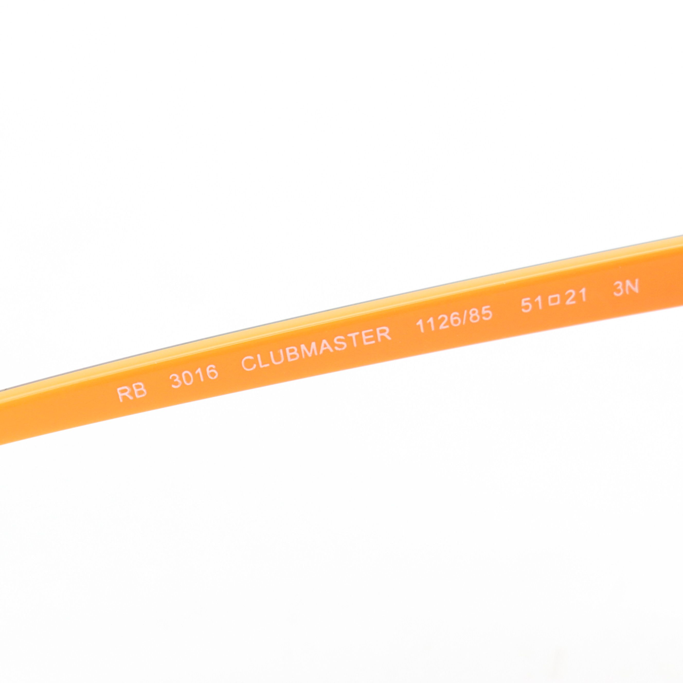 Ray-Ban RB3016 Clubmaster Gradient Tint Sunglasses with Case