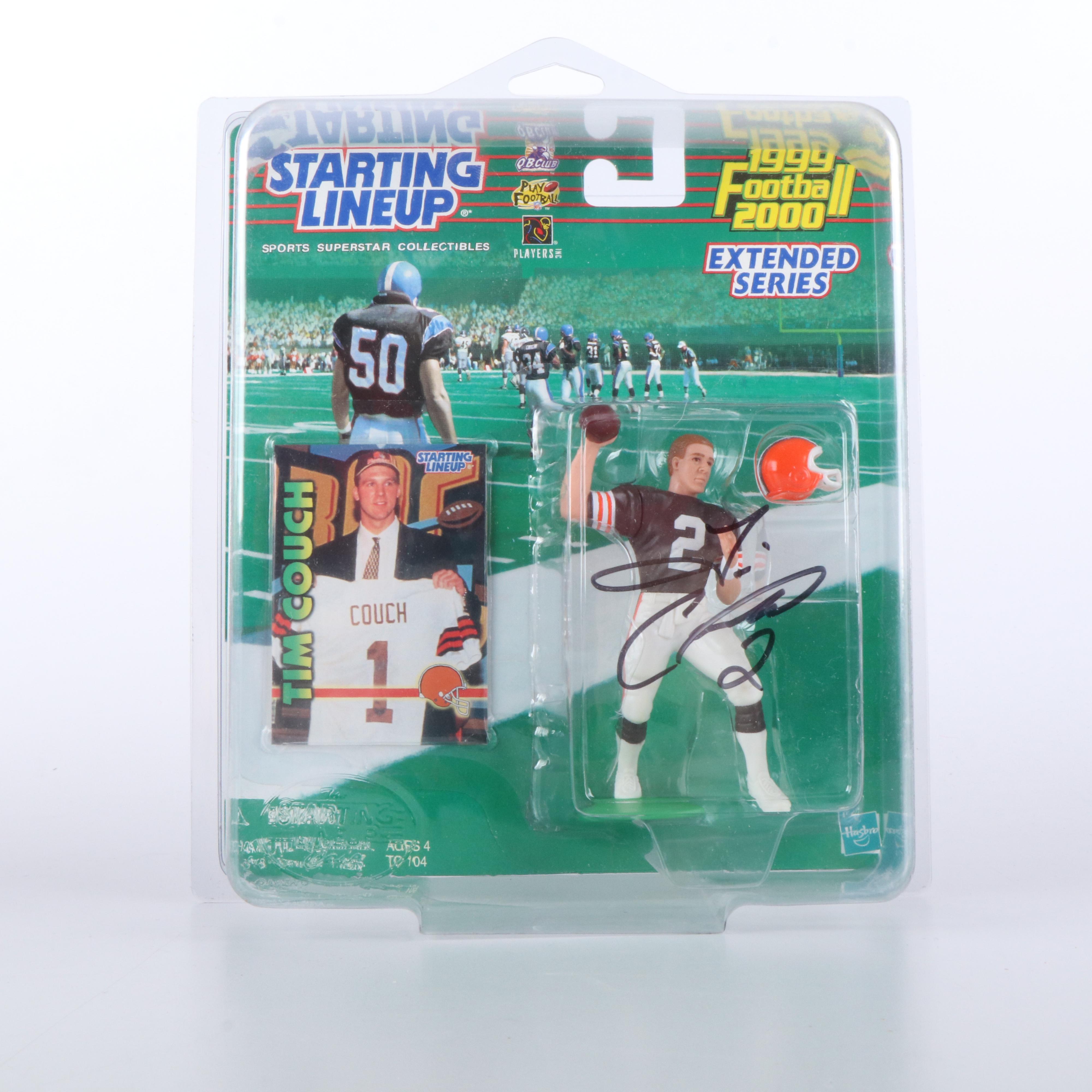 Takeo Spikes, Chad Johnson, and Tim Couch Signed Sealed Action Figures