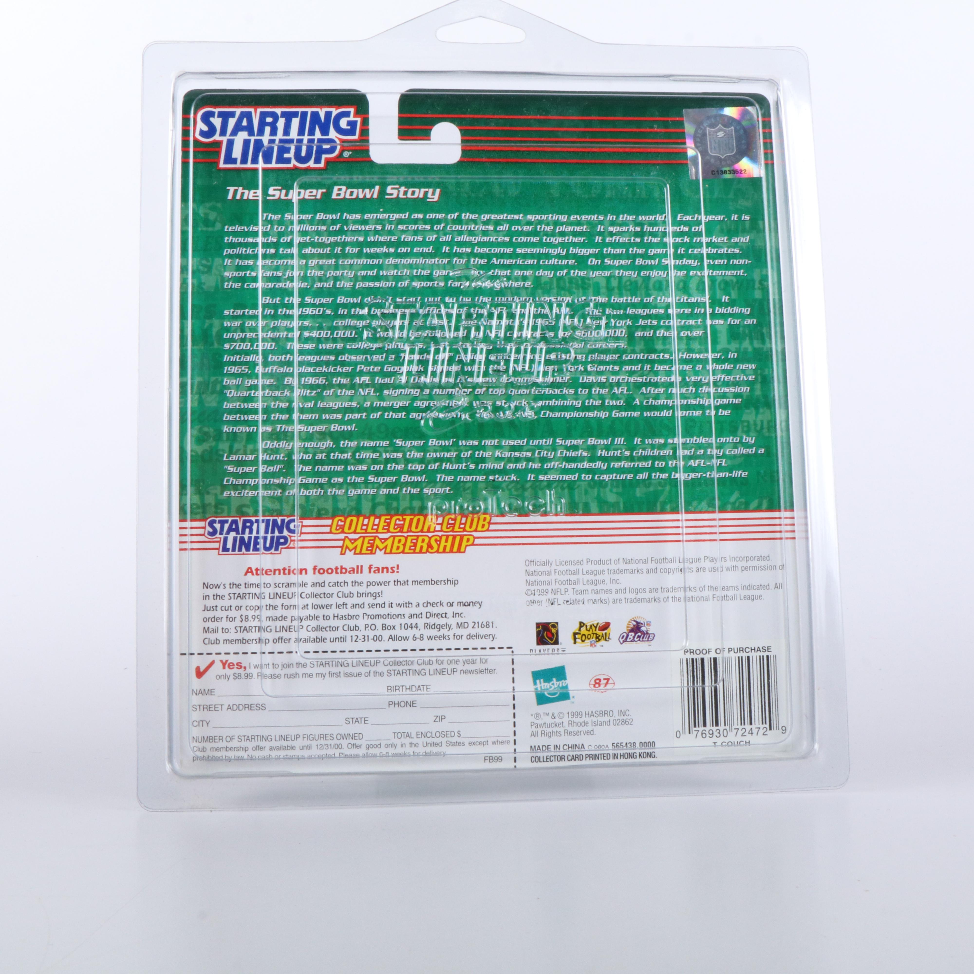 Takeo Spikes, Chad Johnson, and Tim Couch Signed Sealed Action Figures