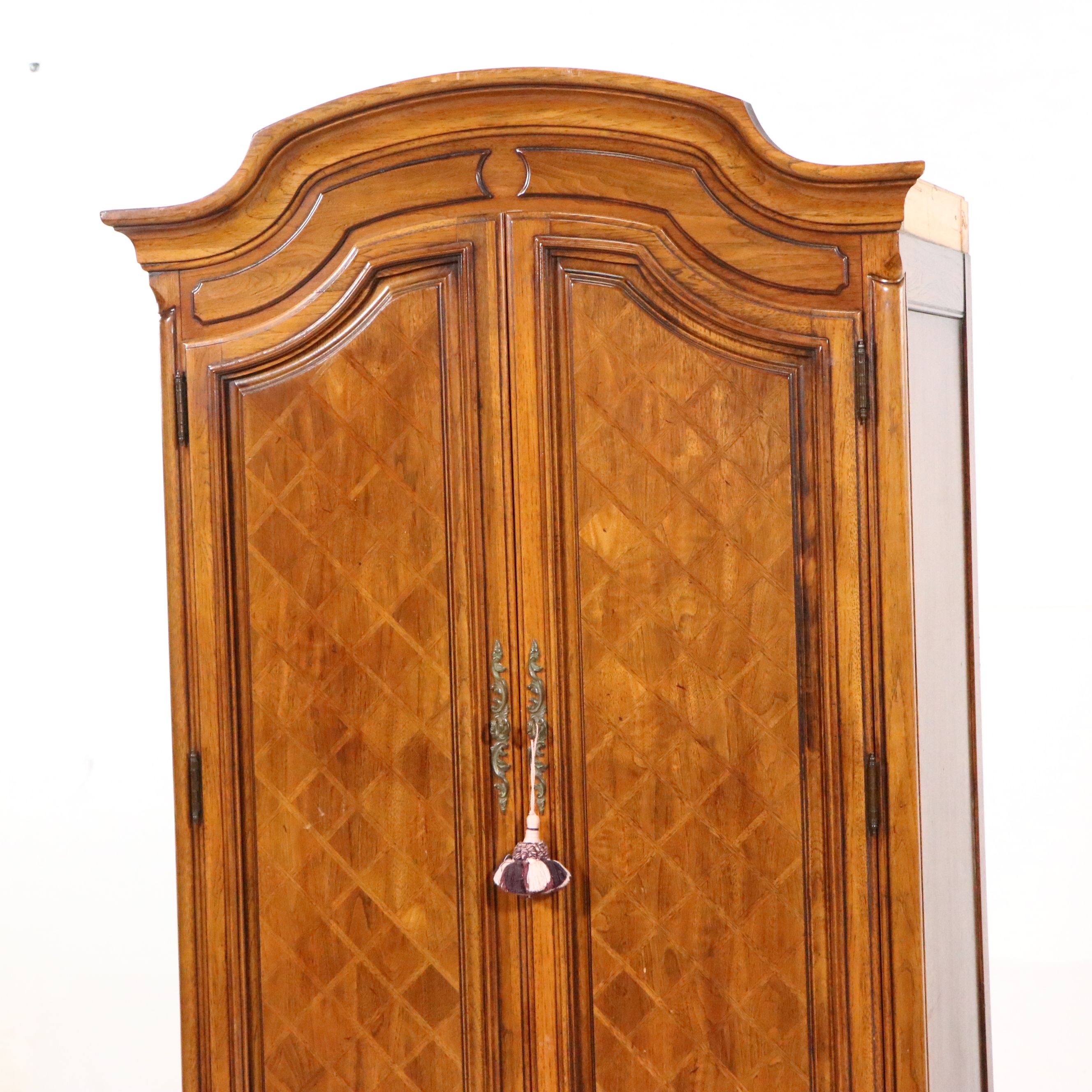 Thomasville French Provincial Style Wooden Armoire