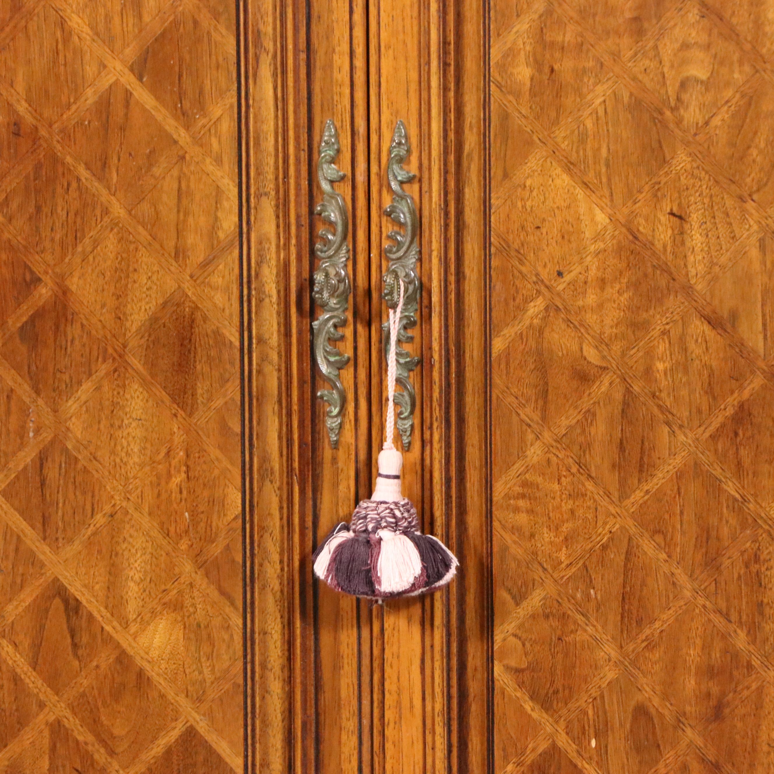 Thomasville French Provincial Style Wooden Armoire