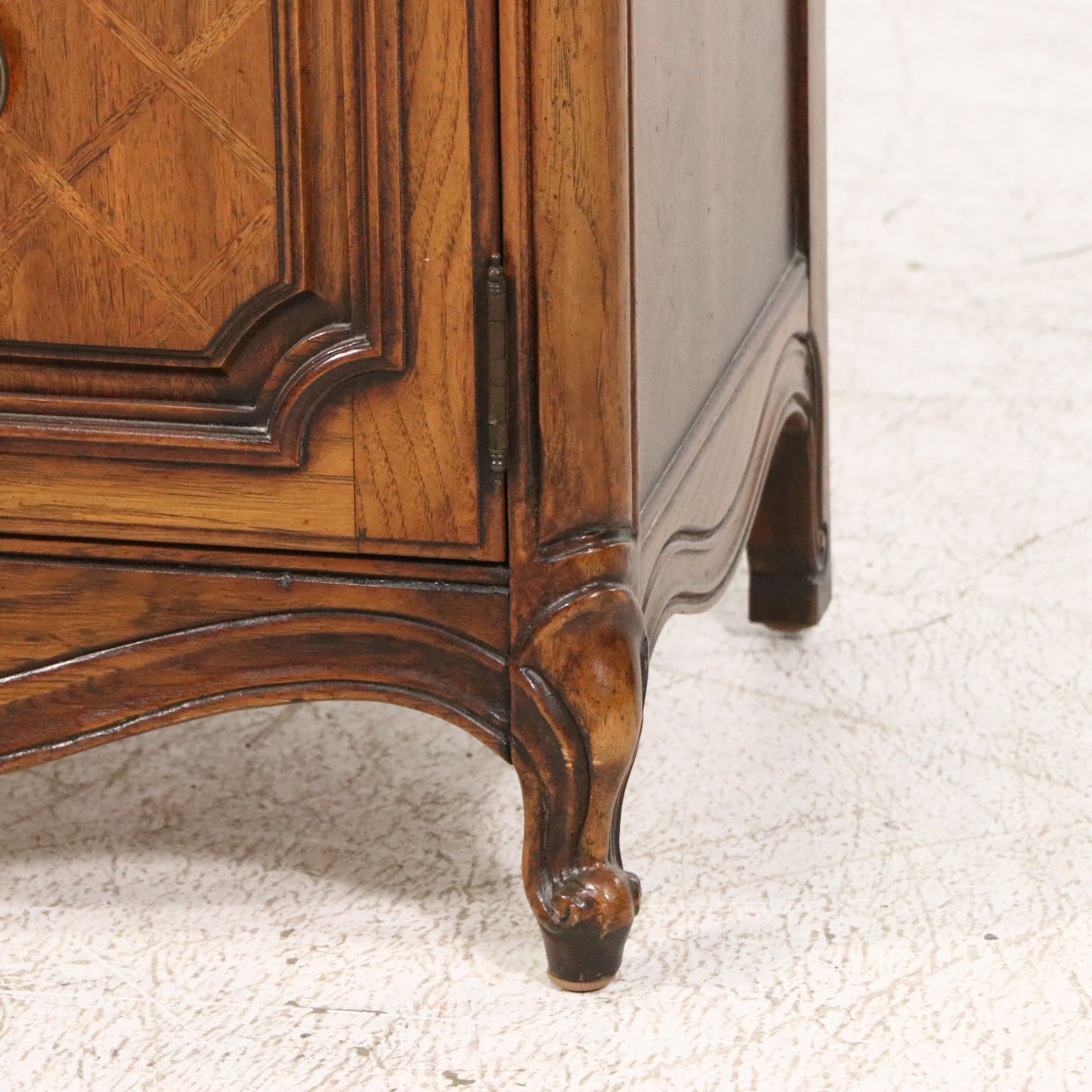 Thomasville French Provincial Style Wooden Armoire