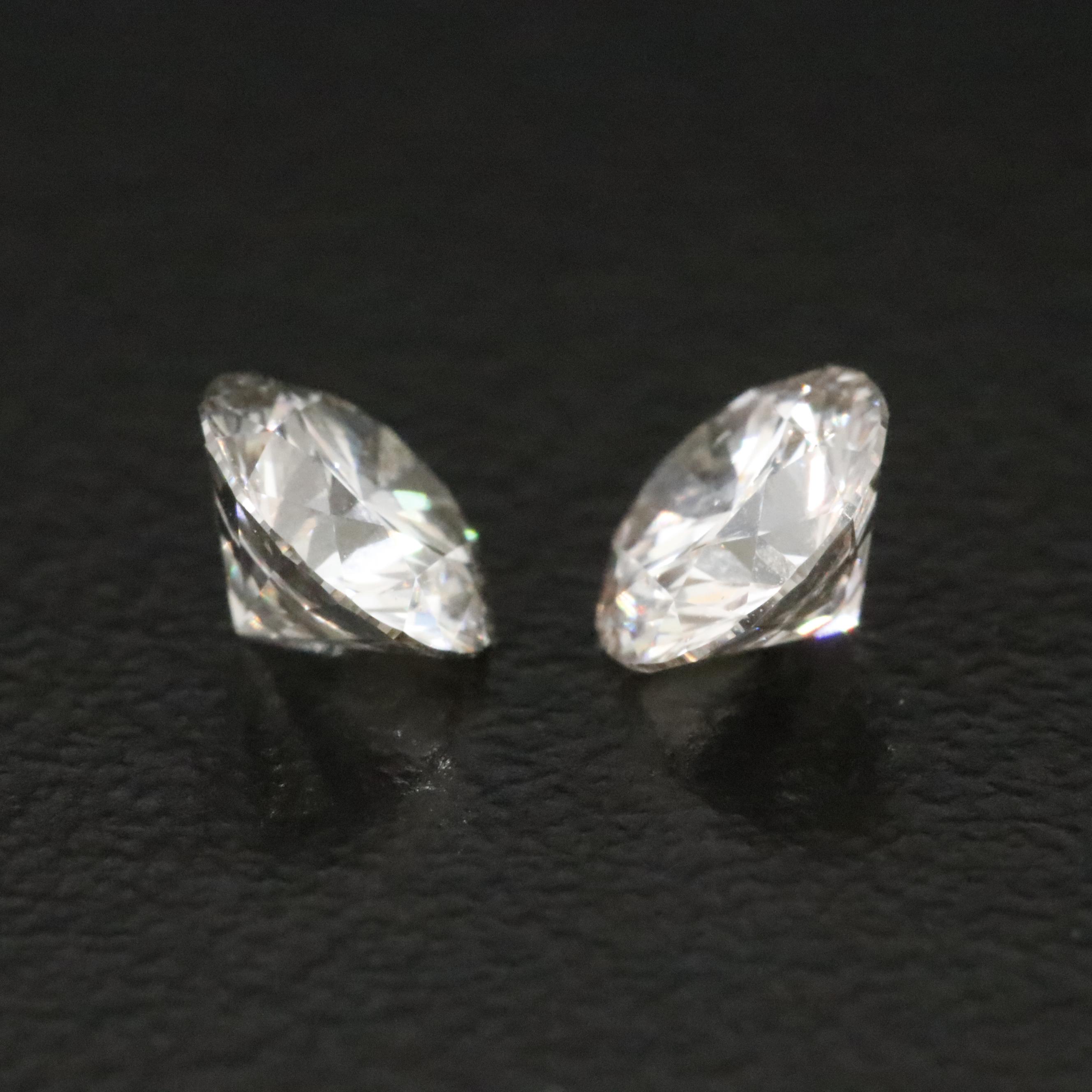 Loose 1.03 CTW Lab Grown Diamond Matched Pair