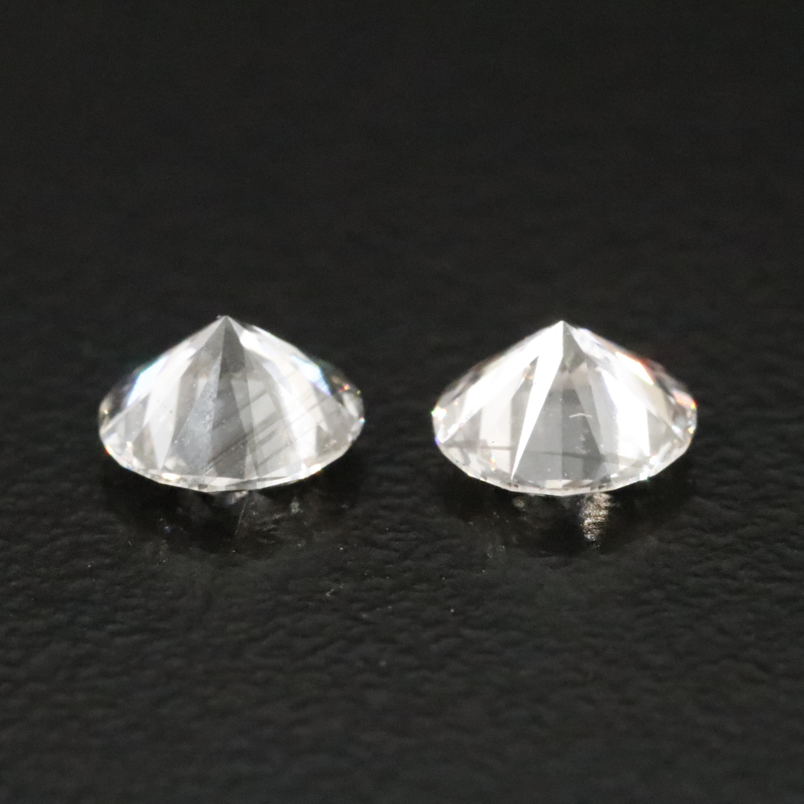 Loose 1.03 CTW Lab Grown Diamond Matched Pair