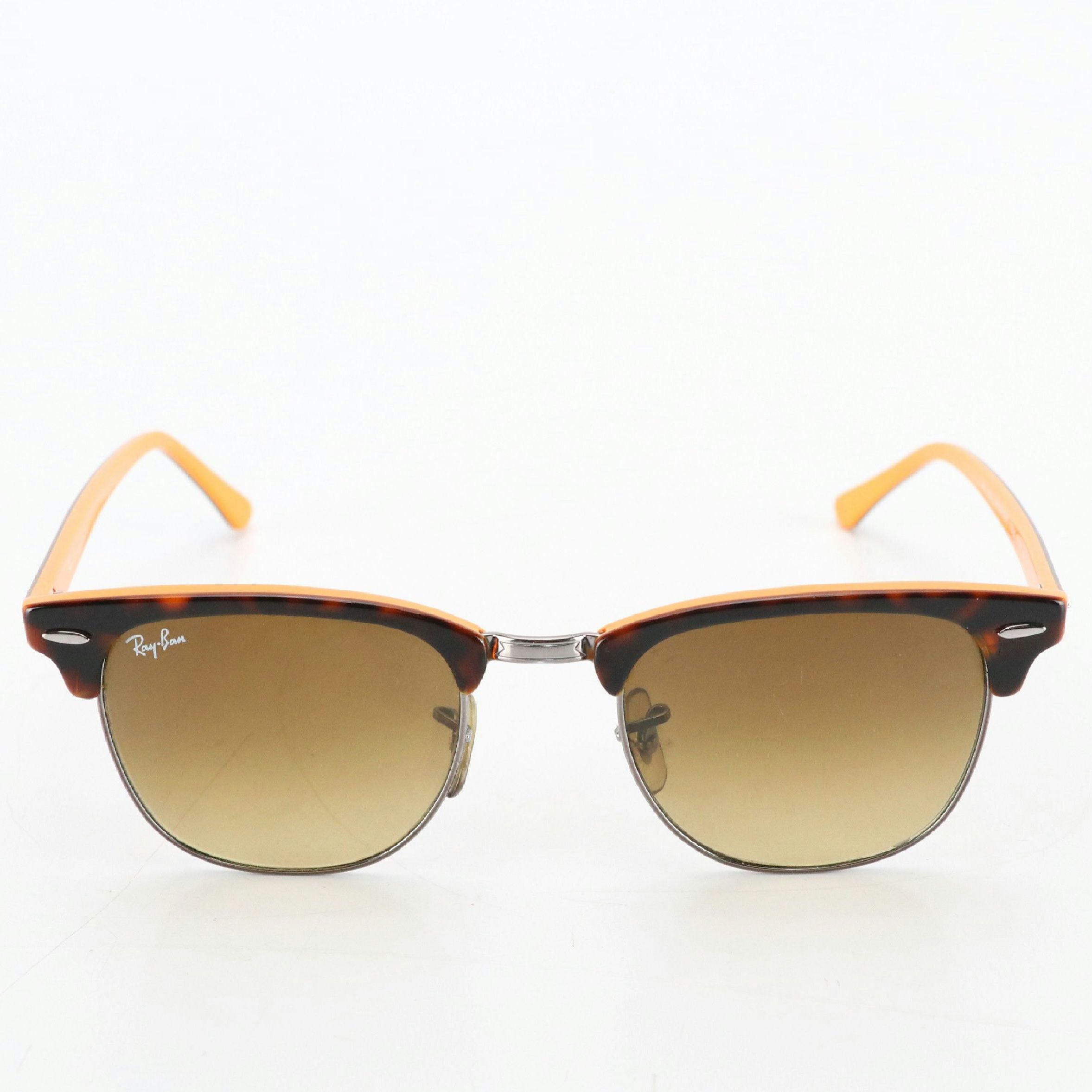 Ray-Ban RB3016 Clubmaster Gradient Tint Sunglasses with Case