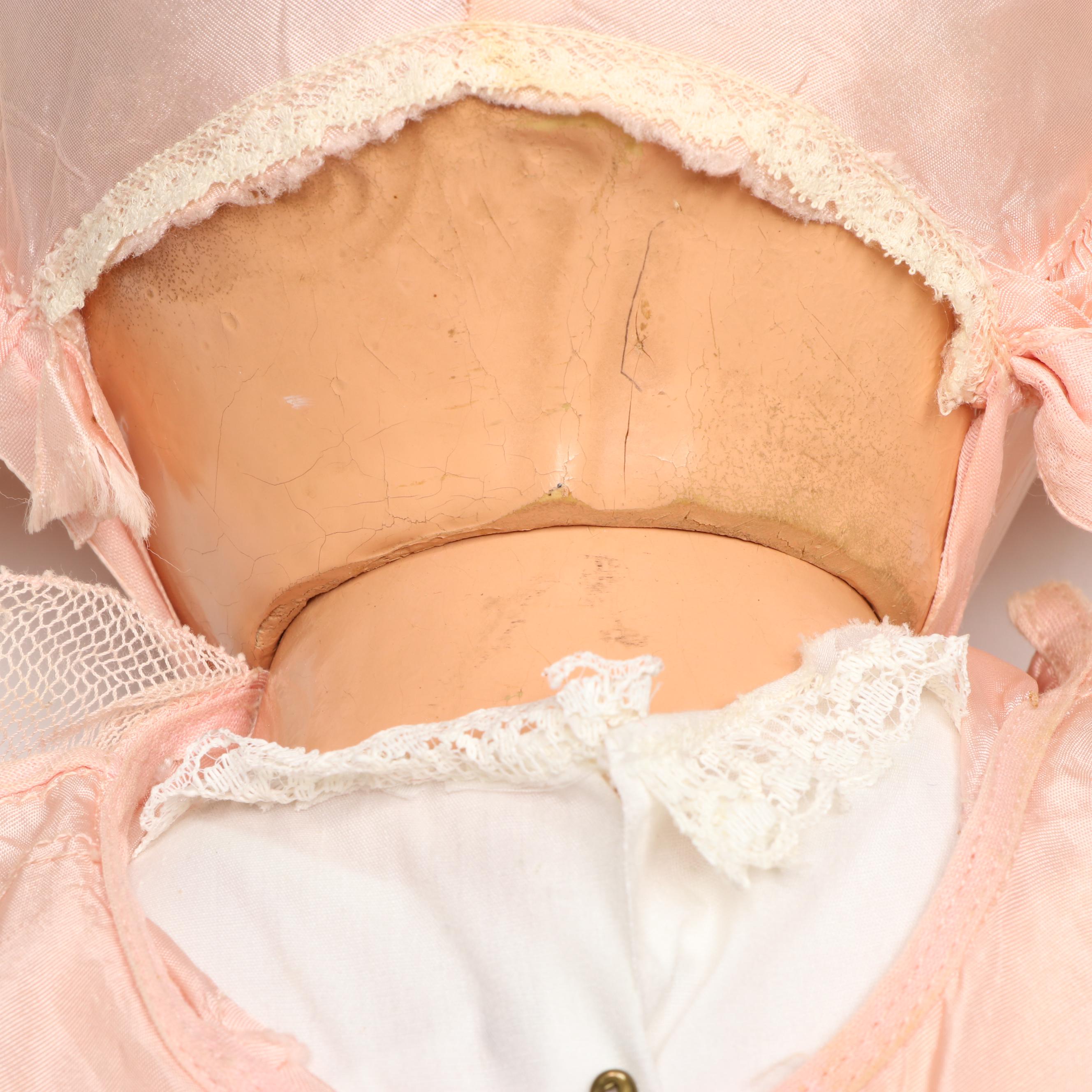 Baby Dolls with Crocheted Bonnet and Sweater, Early to Mid-20th Century