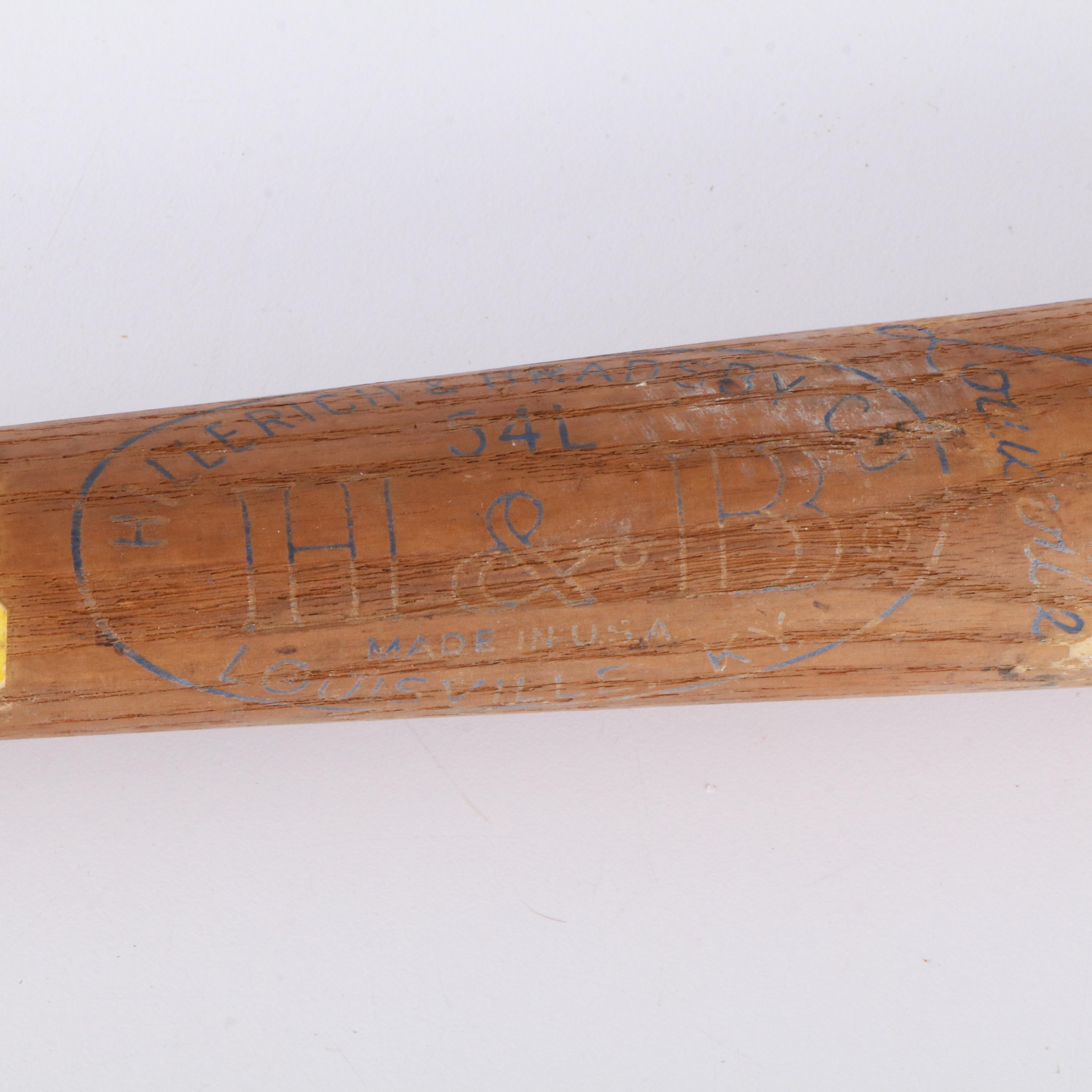 Ted Kluszewski and Don Hoak Player Model Baseball Bats with More