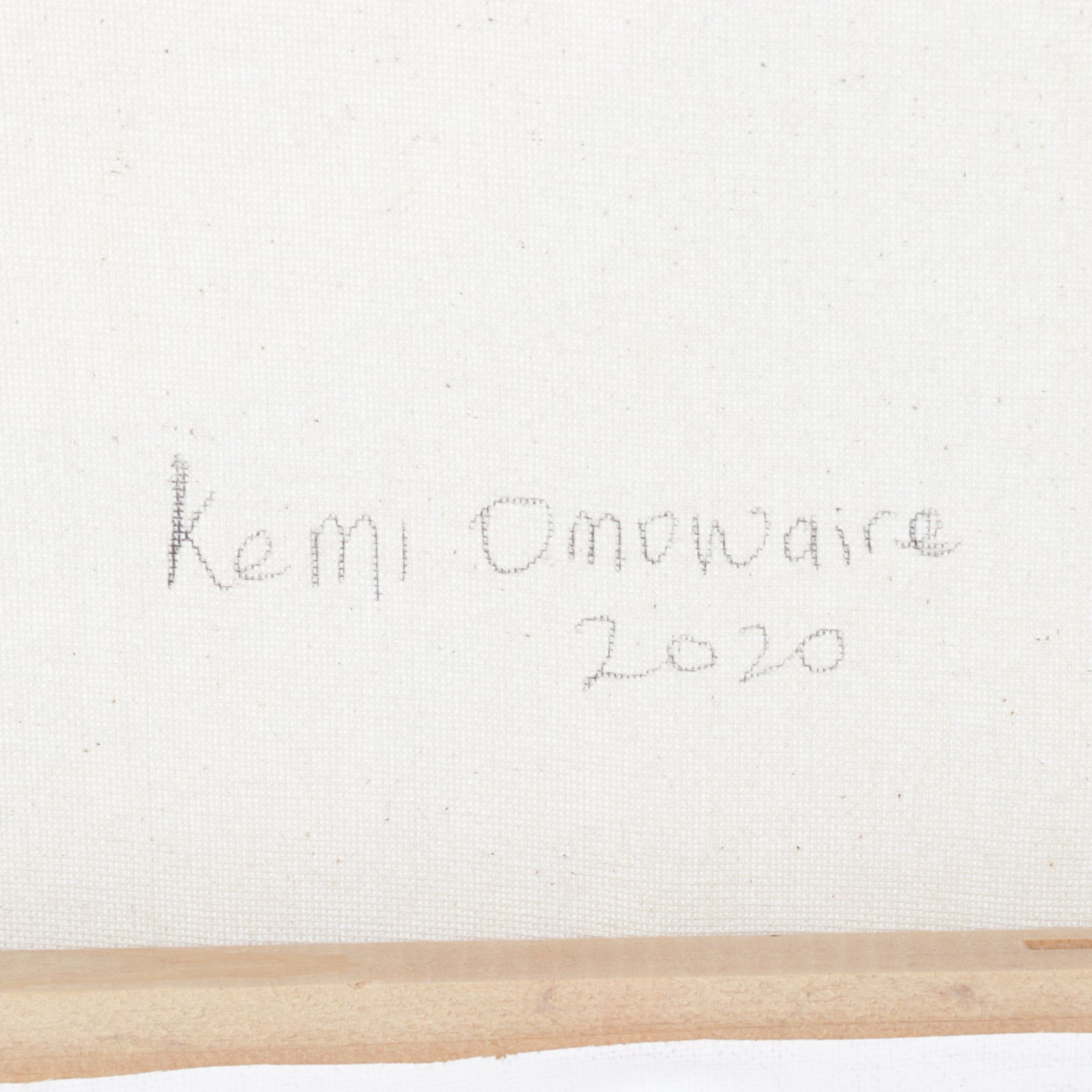 Oluwakemi Omowaire Monochromatic Oil Portrait Painting, 2020