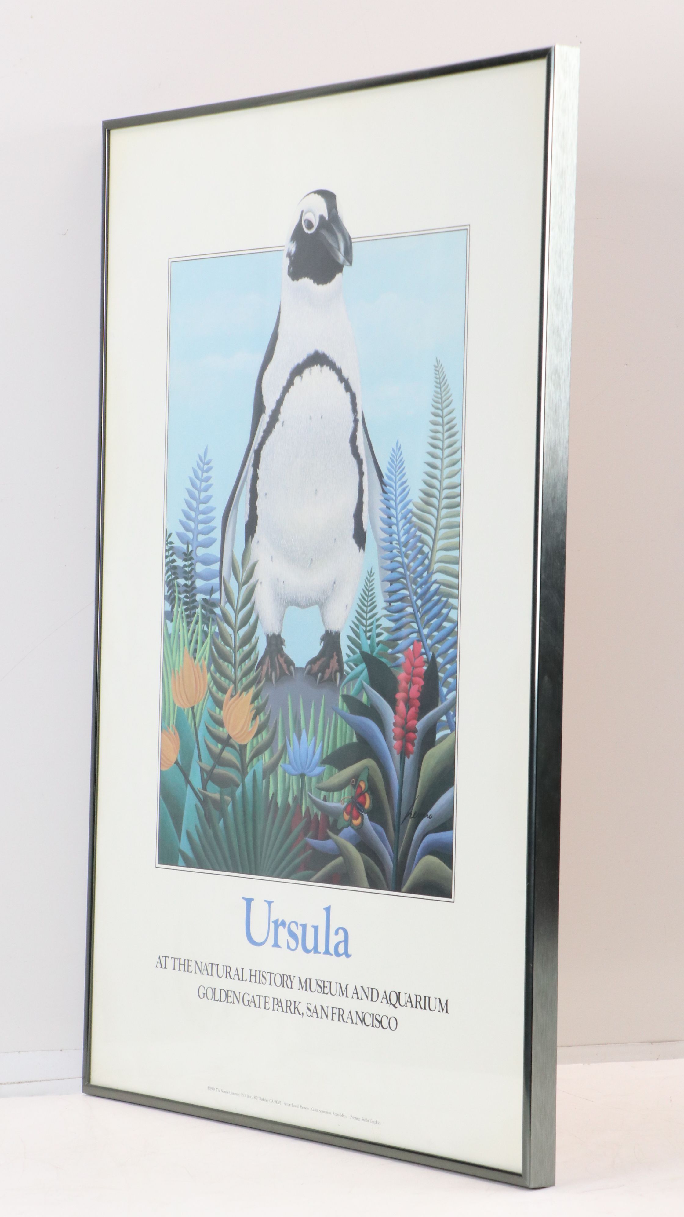 Offset Lithograph Poster After Lowell Herrero "Ursula," 1985