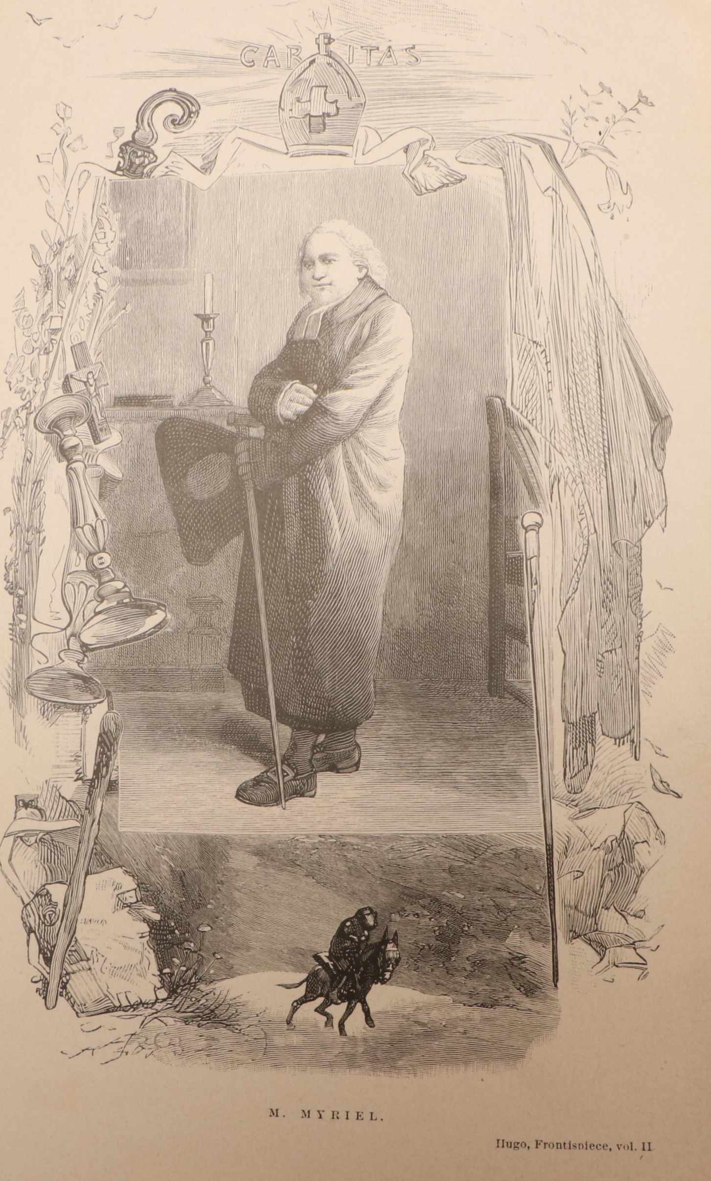 "The Novels of Victor Hugo" Five-Volume Set, Late 19th/Early 20th Century