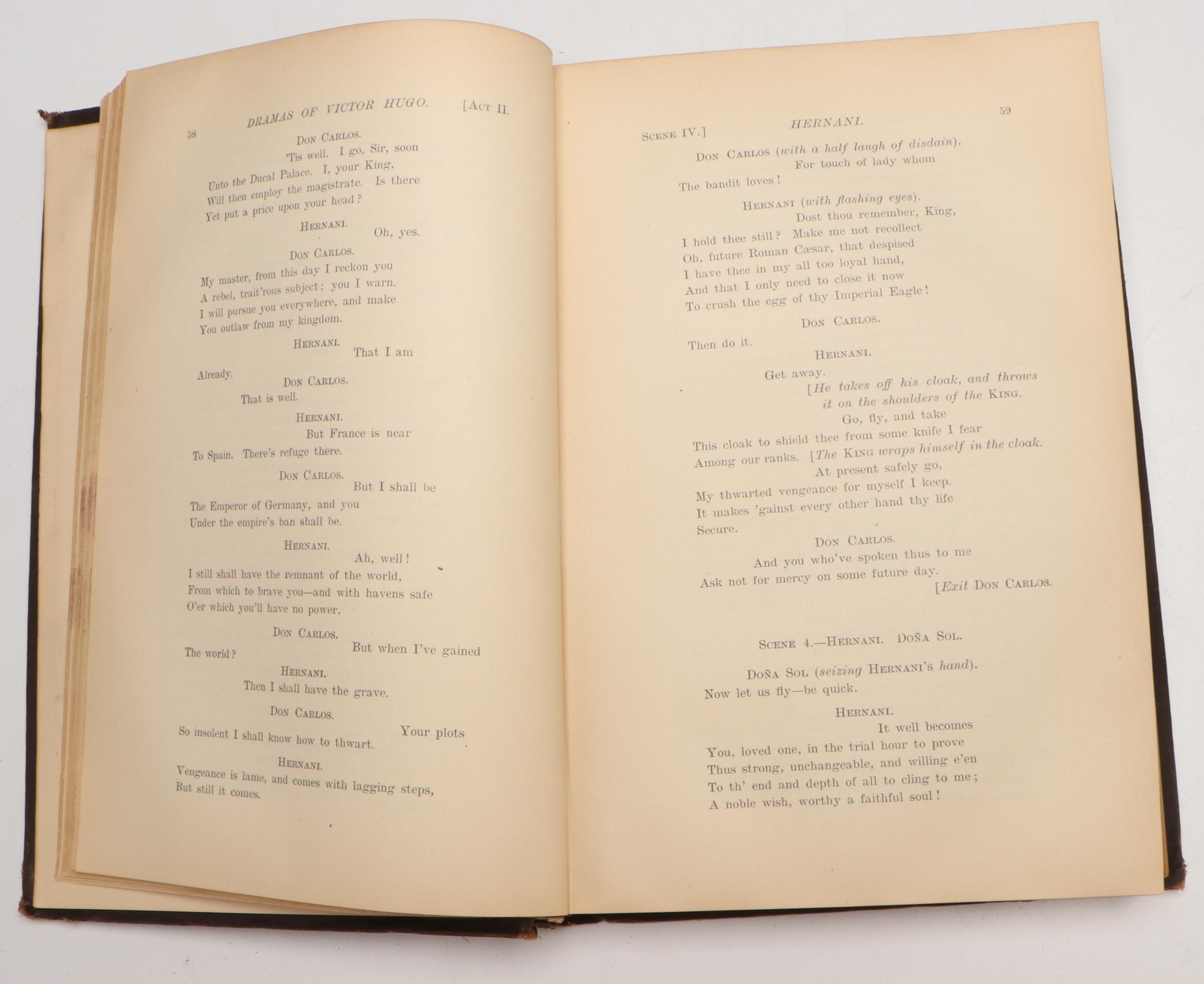 "The Novels of Victor Hugo" Five-Volume Set, Late 19th/Early 20th Century