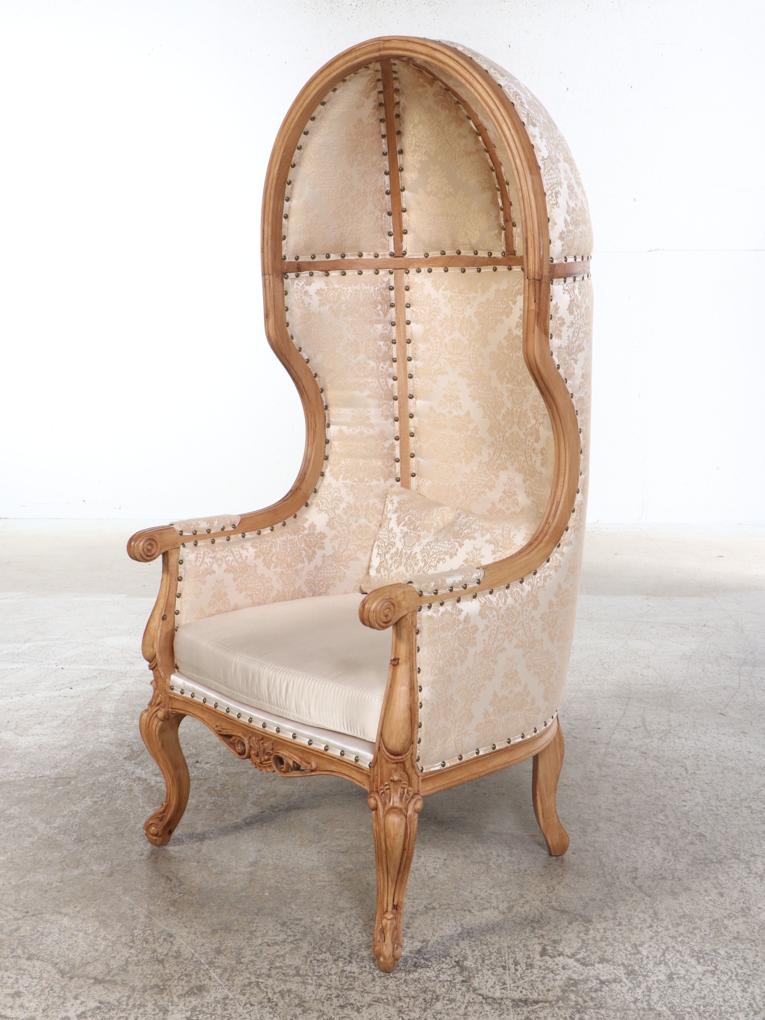 Pair of French Provincial Style Balloon Porter's Chairs