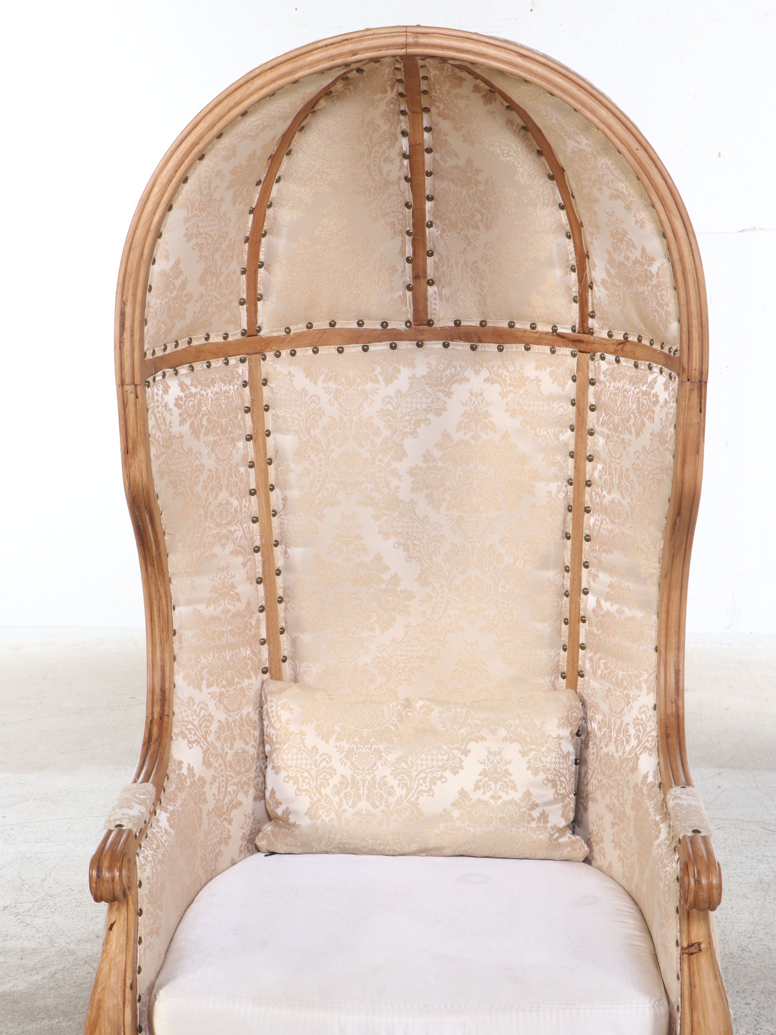 Pair of French Provincial Style Balloon Porter's Chairs