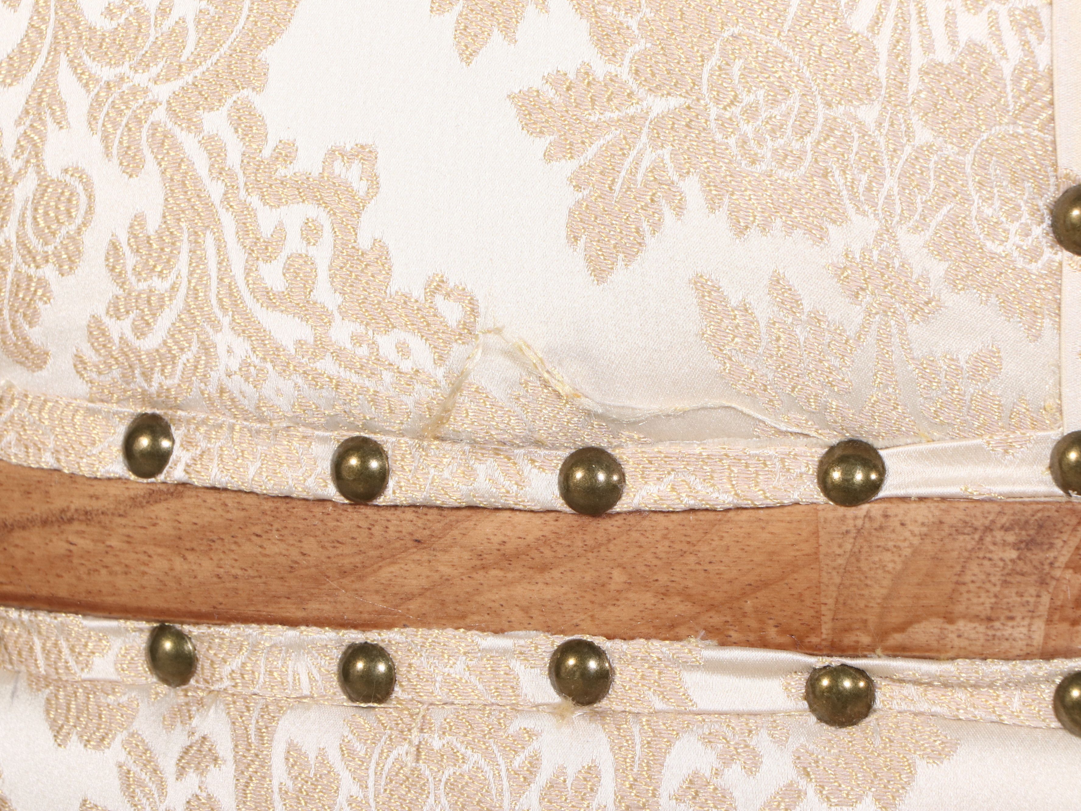 Pair of French Provincial Style Balloon Porter's Chairs