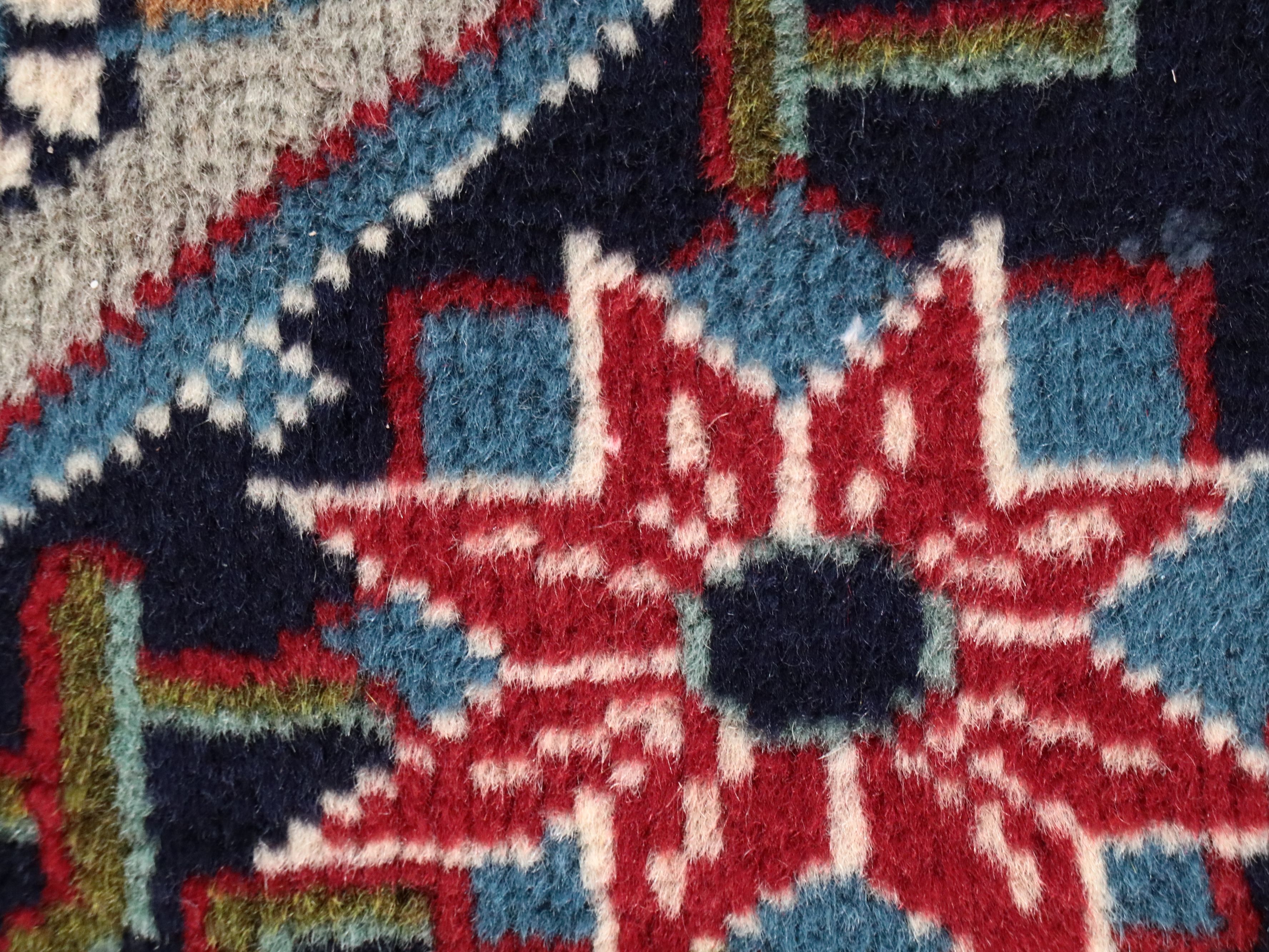 9'7 x 13'2 Hand-Knotted Persian Heriz Room-Sized Rug