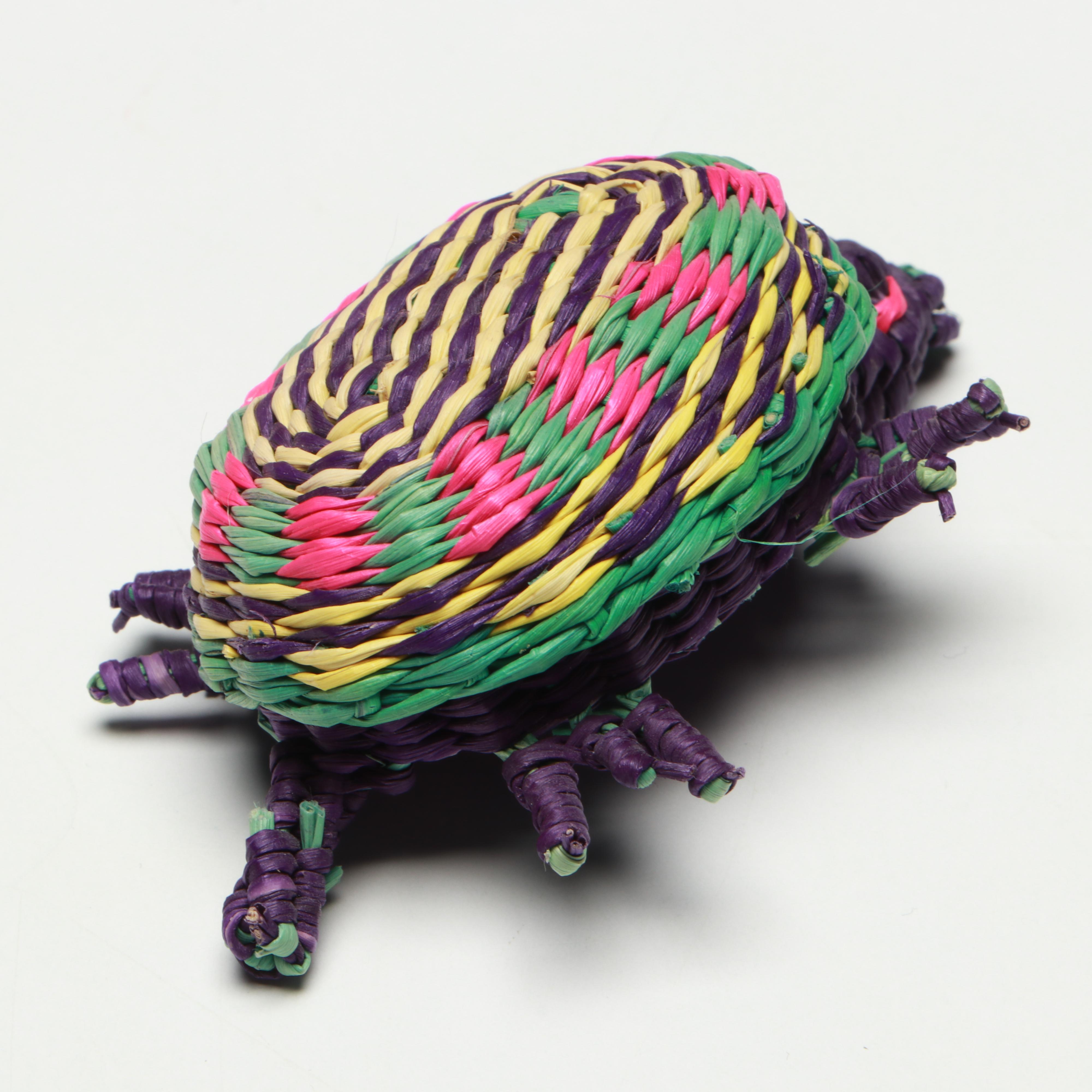 Ecuadorian Toquilla Diminutive Baskets, Hat Band and Miniatures