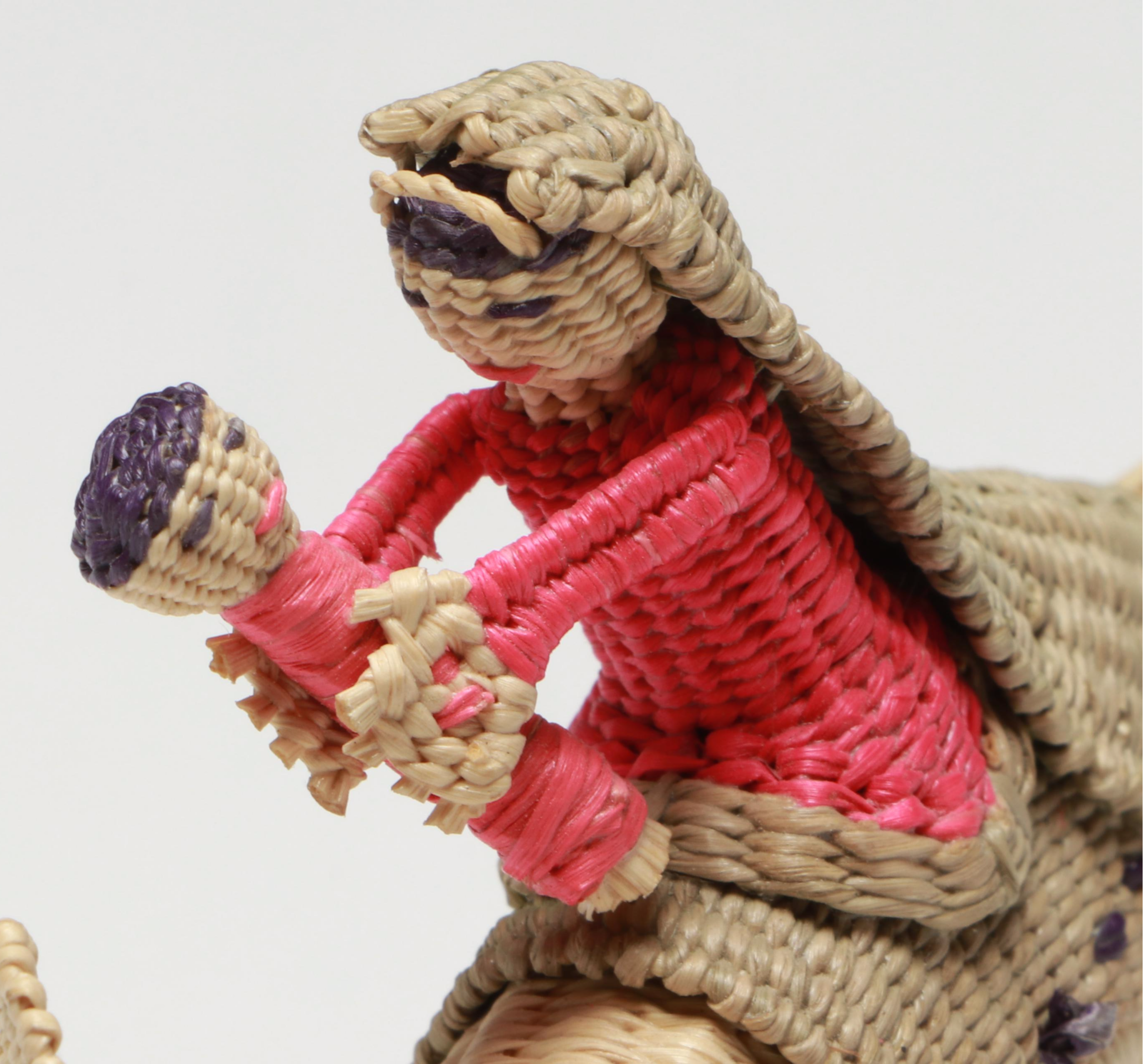 Ecuadorian Toquilla Diminutive Baskets, Hat Band and Miniatures