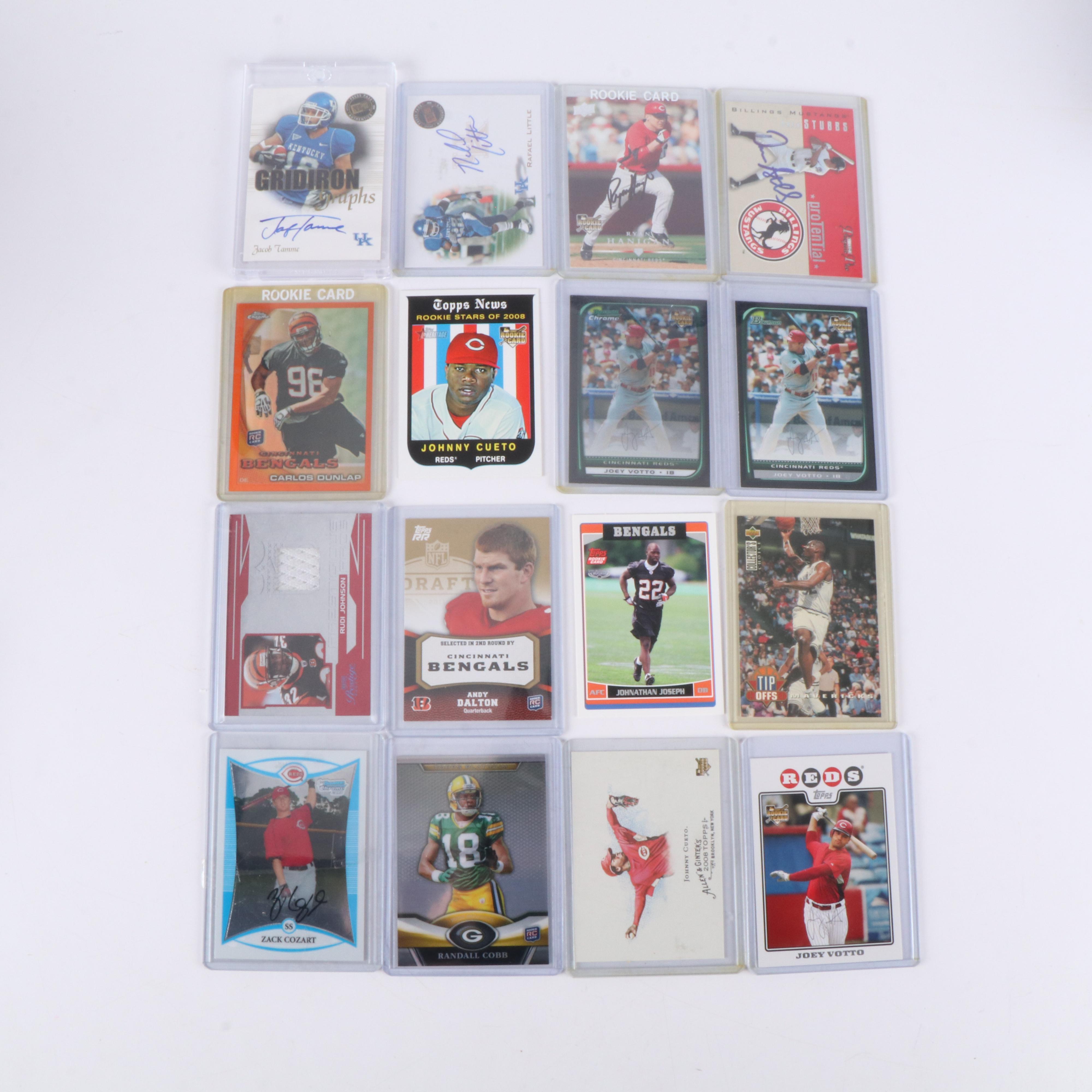 Topps with Other Sports Cards Featuring Joey Votto and A.J. Green Rookies