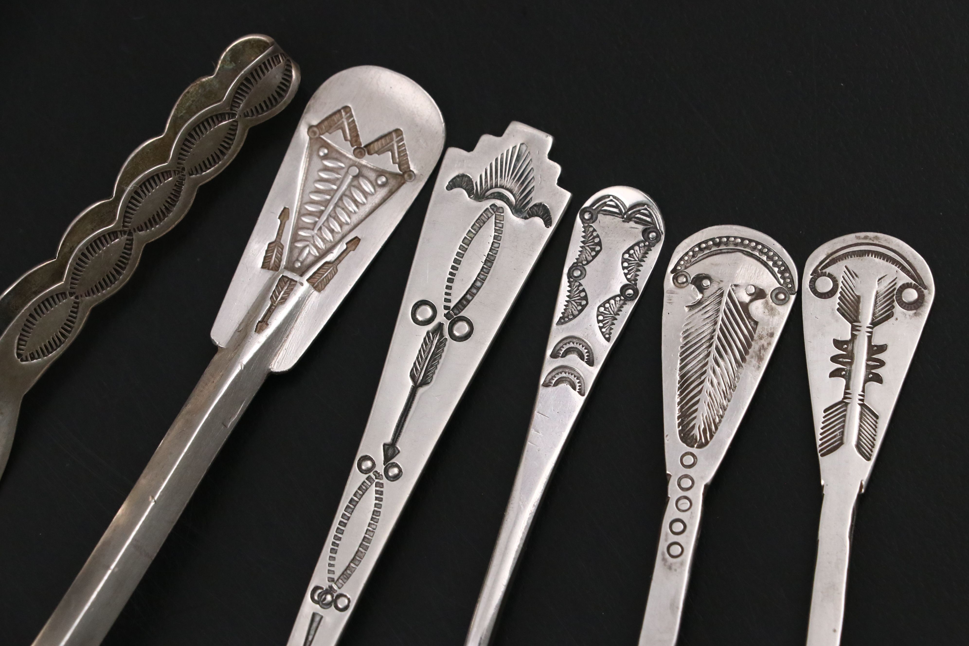 Antique/Vintage Navajo Silver Spoons Featuring Ike Wilson