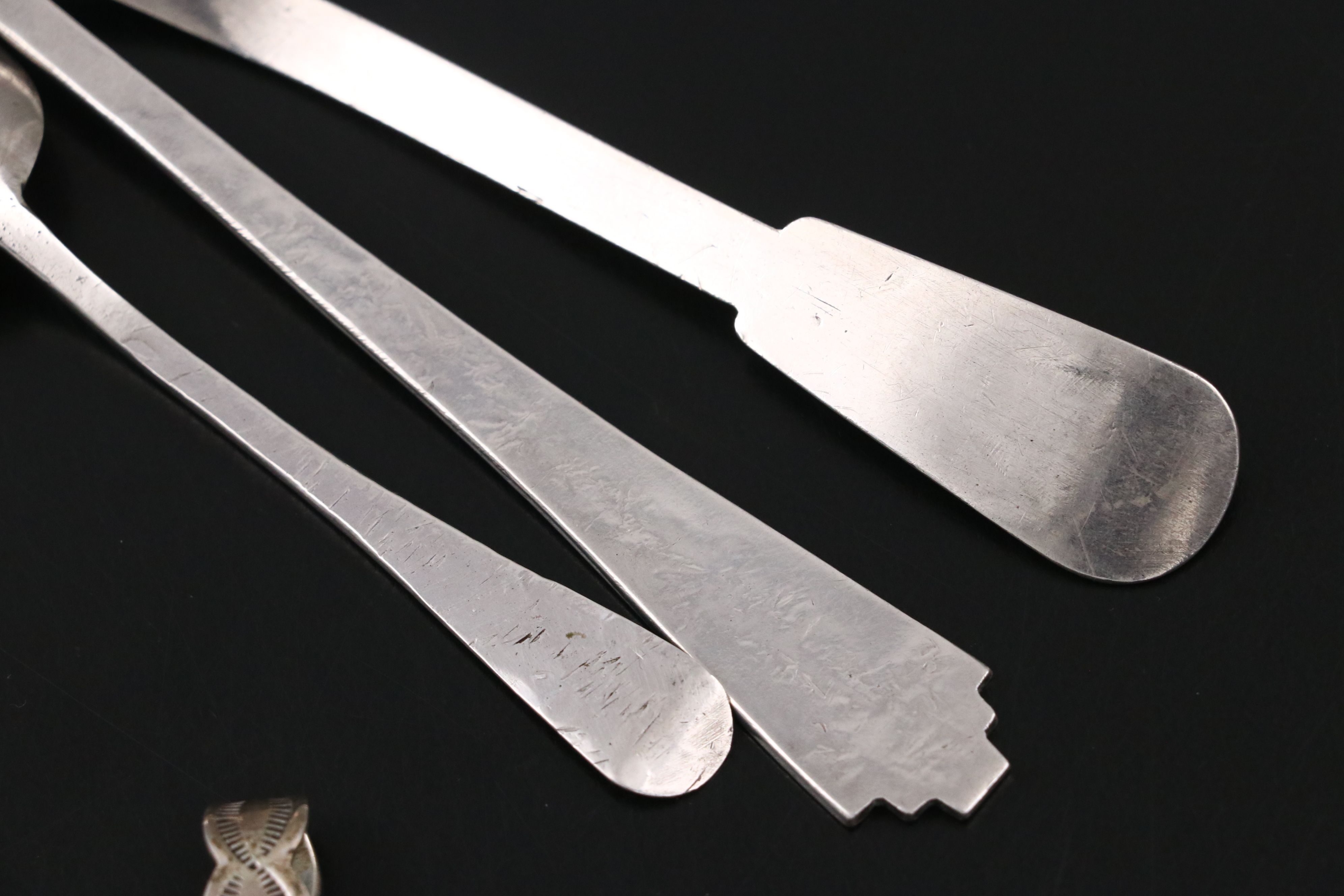 Antique/Vintage Navajo Silver Spoons Featuring Ike Wilson