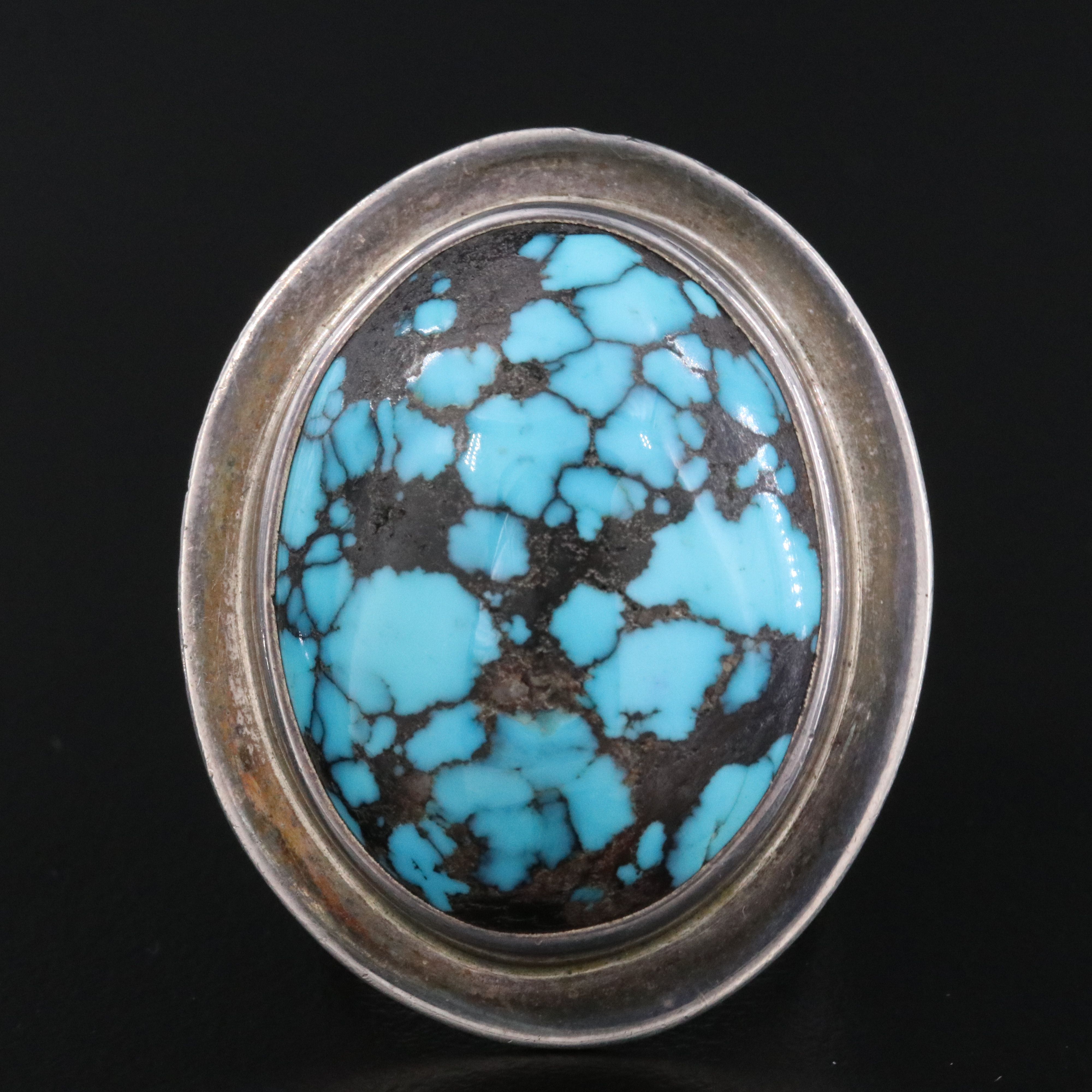 Suzanne St. Claire Sterling Turquoise Ring