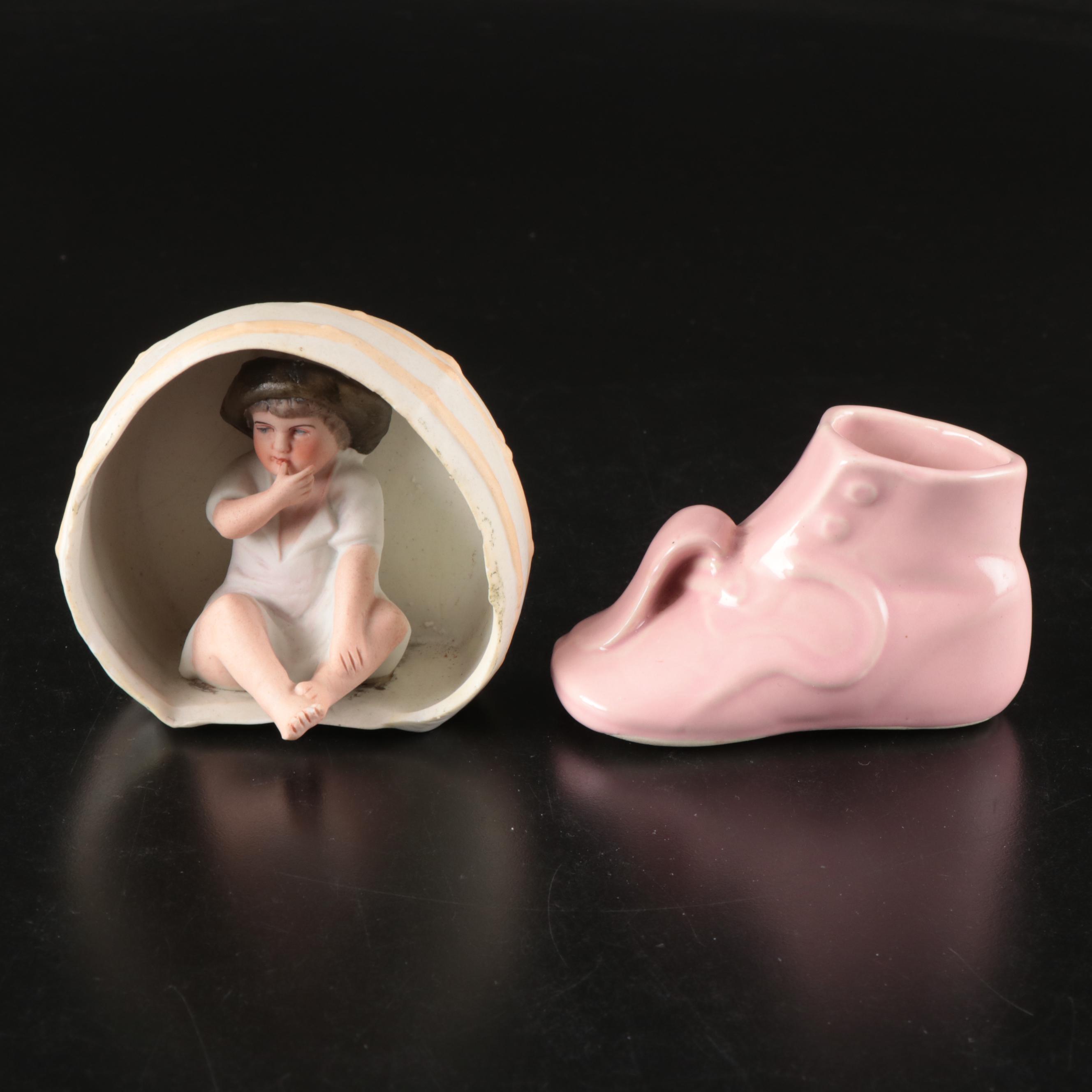 Roman "Celestial Music" Figure with Other Nursery Accessories and Decor