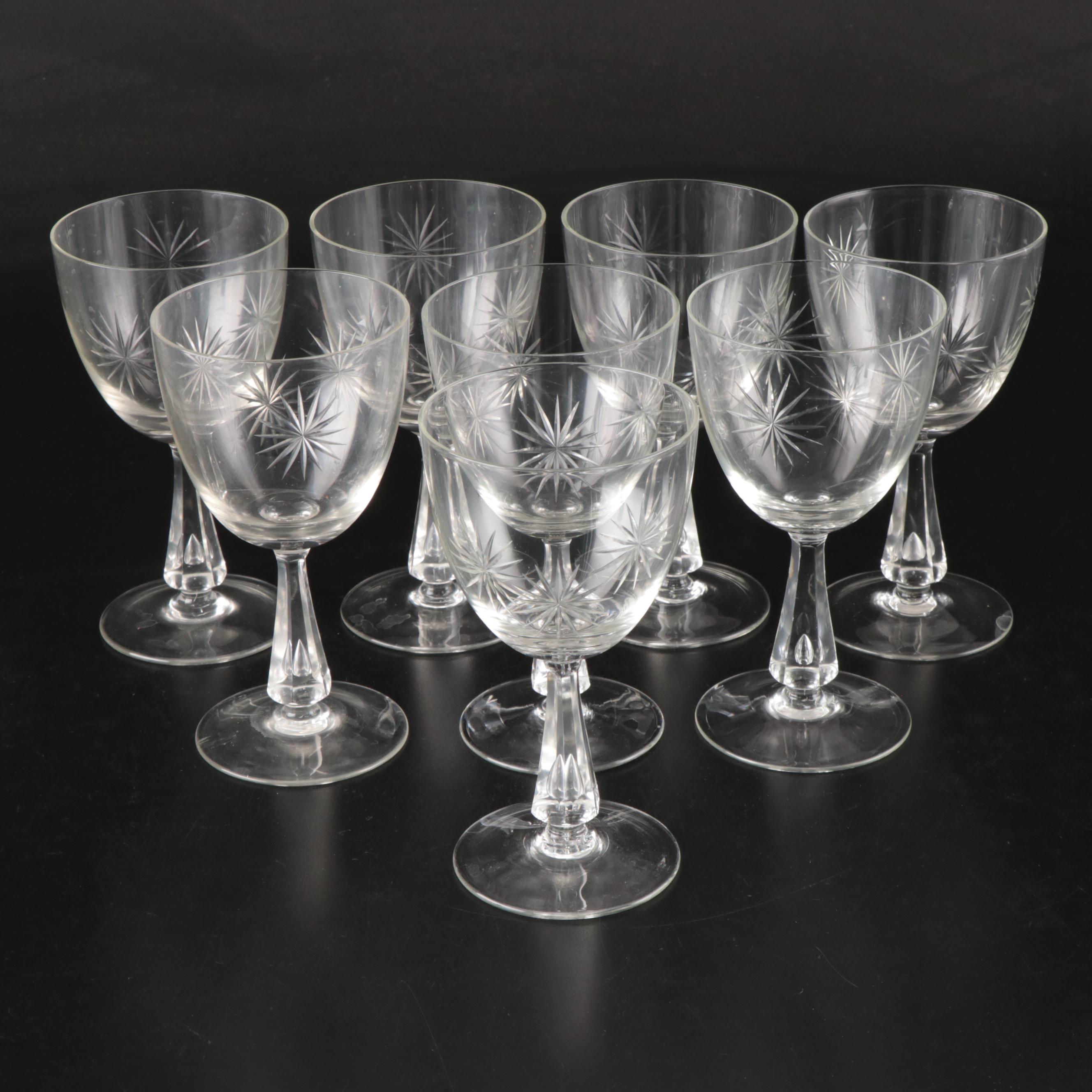 Arcadia "Starburst" Water Goblets