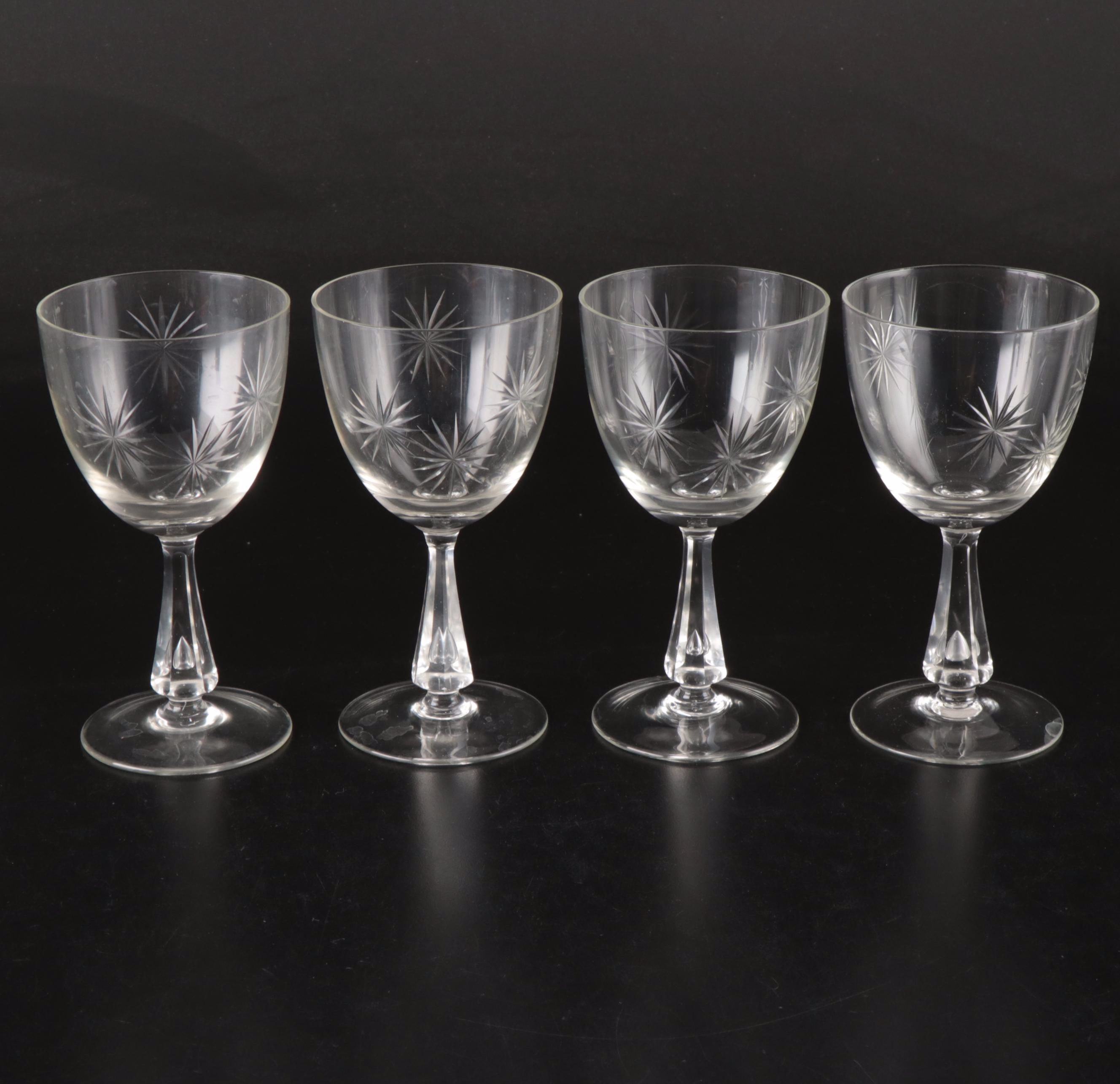 Arcadia "Starburst" Water Goblets