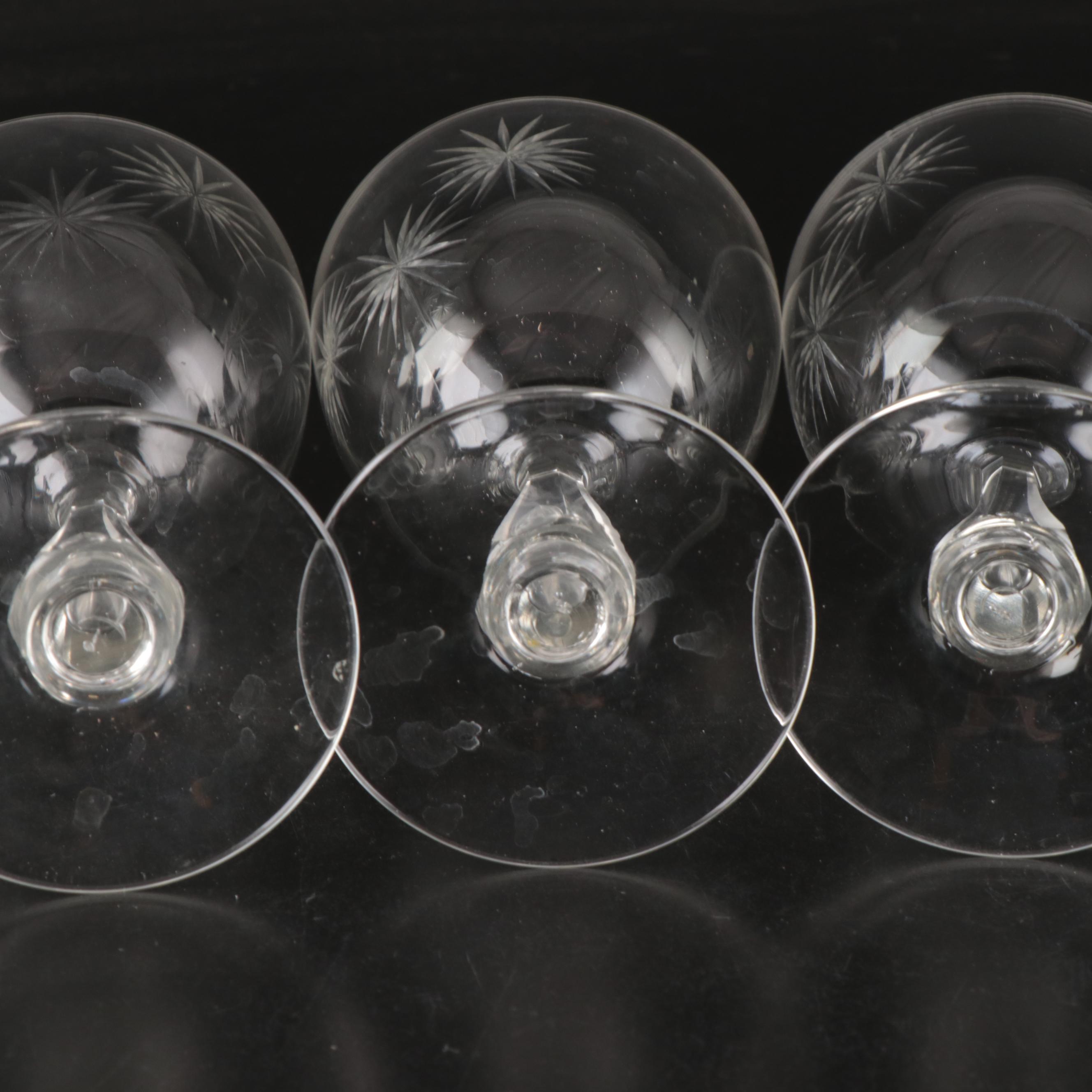 Arcadia "Starburst" Water Goblets