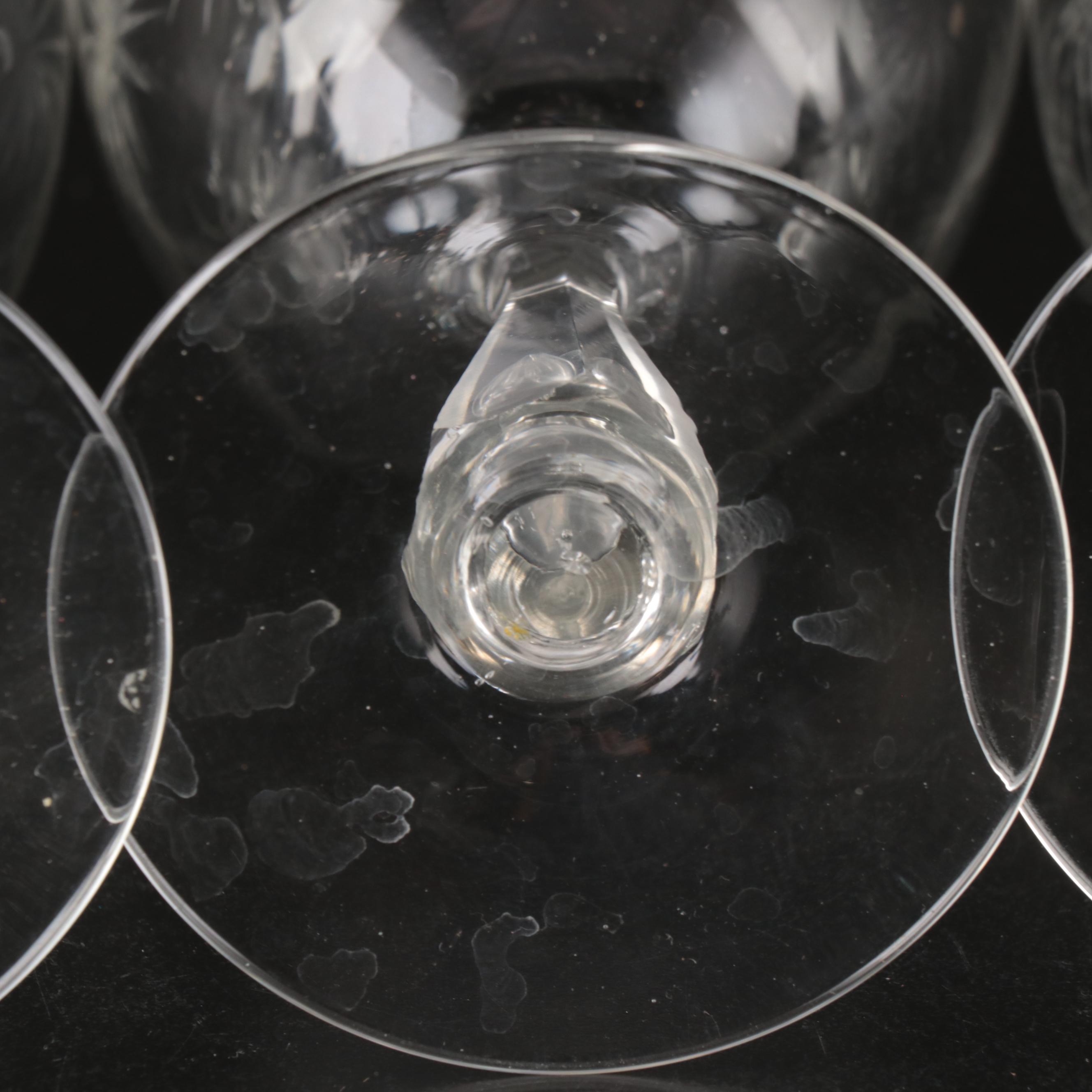 Arcadia "Starburst" Water Goblets