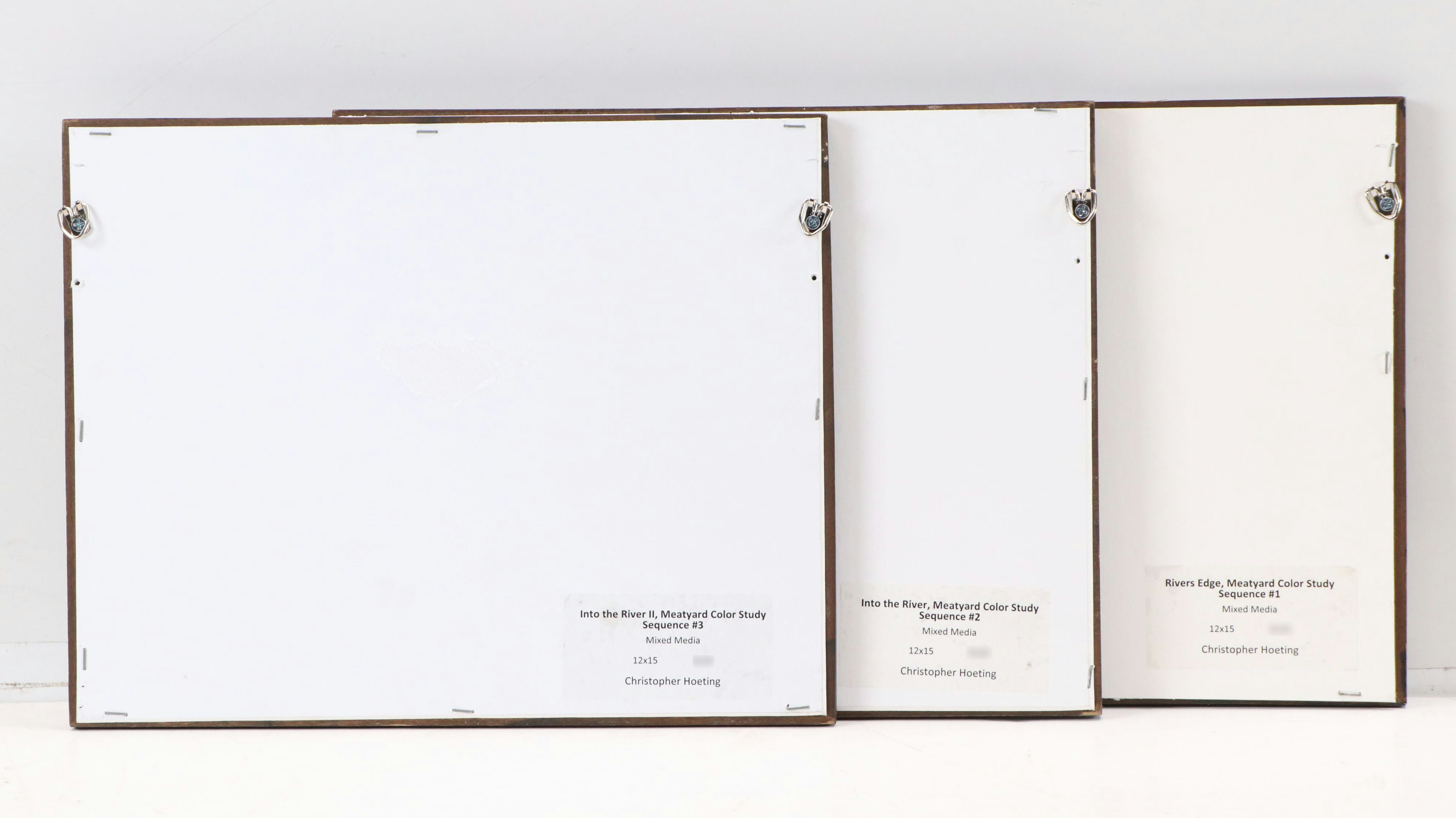 Chris Hoeting Mixed Media Collages "Rivers Edge..." and More, 21st Century