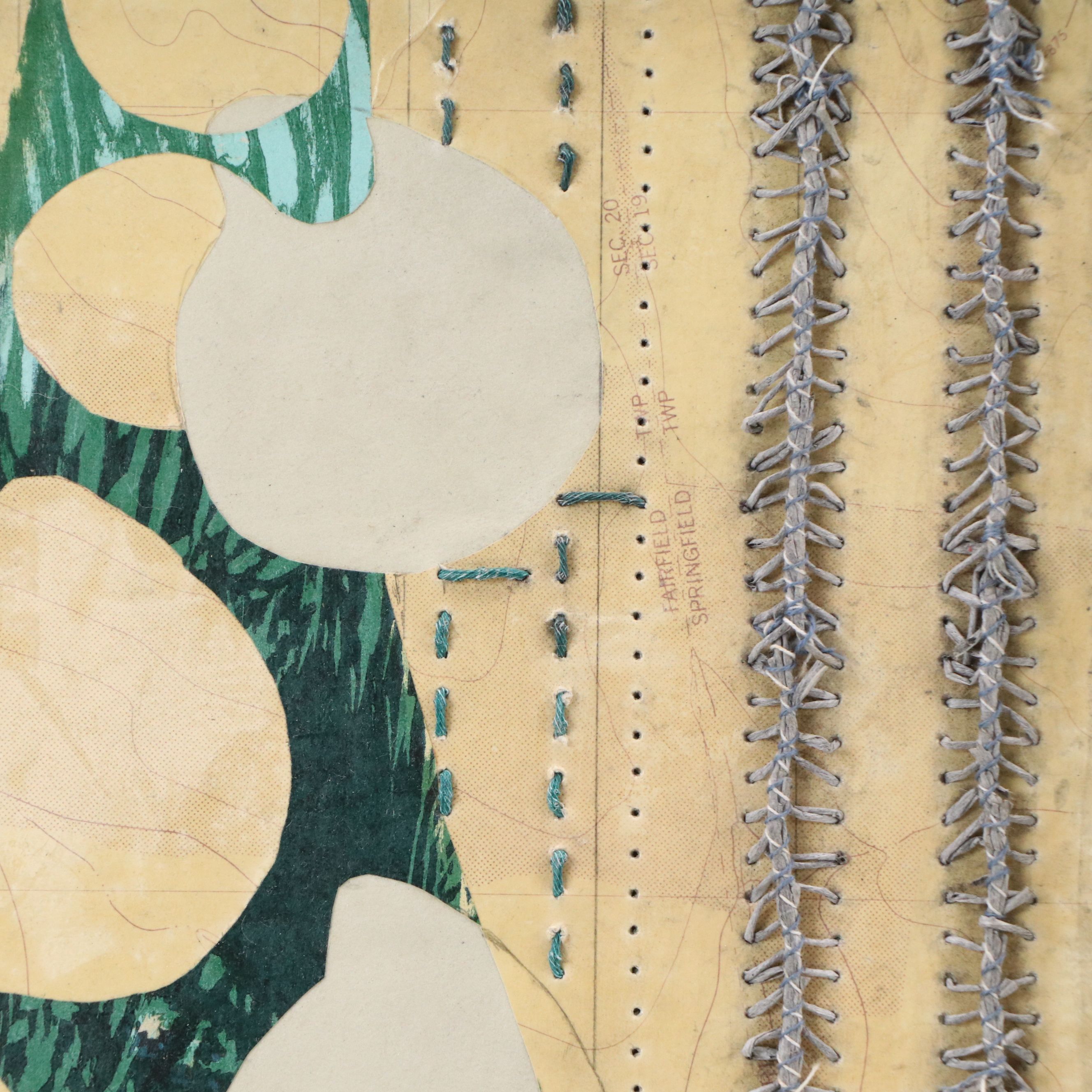 Chris Hoeting Abstract Mixed Media Collages, 21st Century