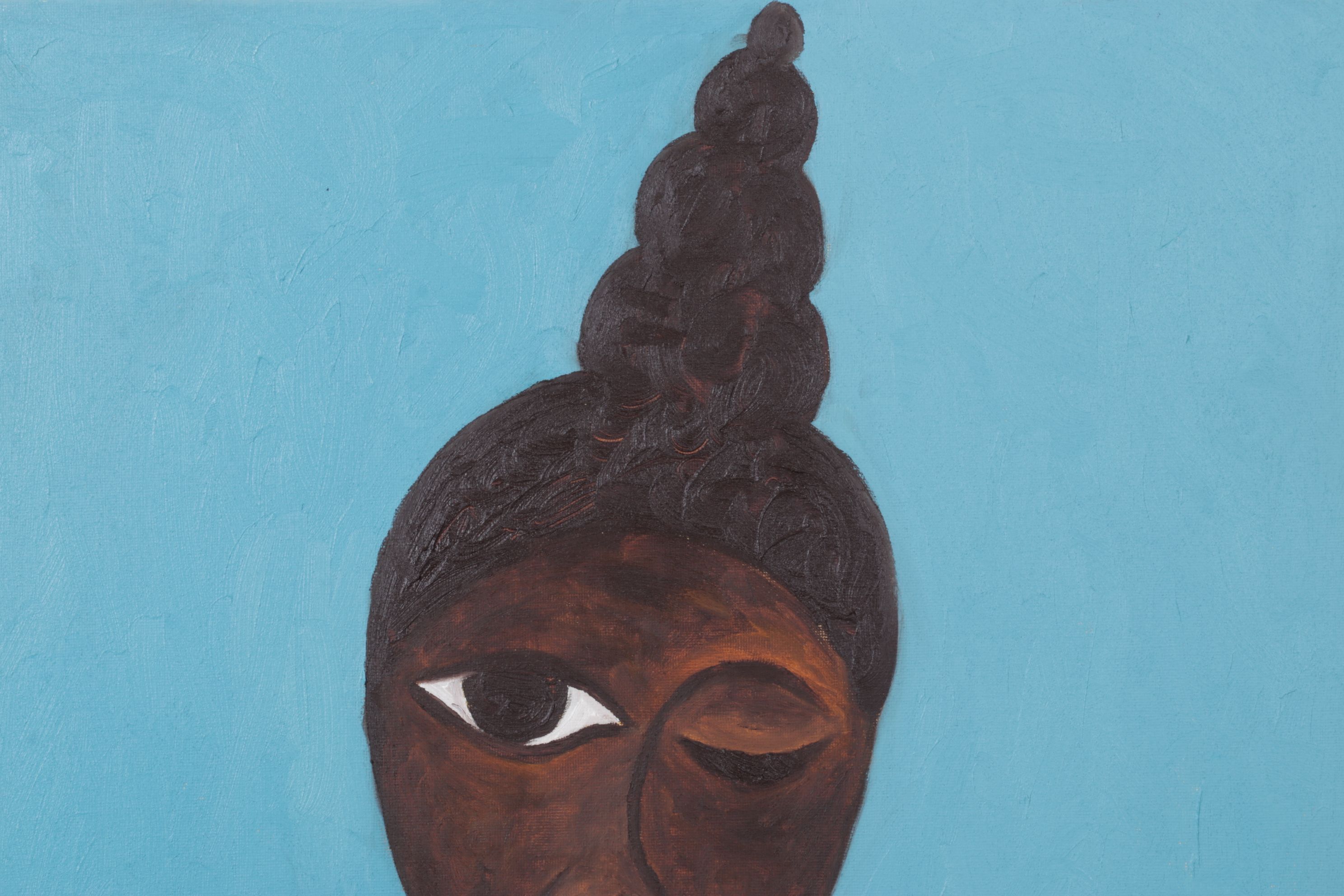 Oluwakemi Omowaire Oil Portrait Painting of a Woman, 2025