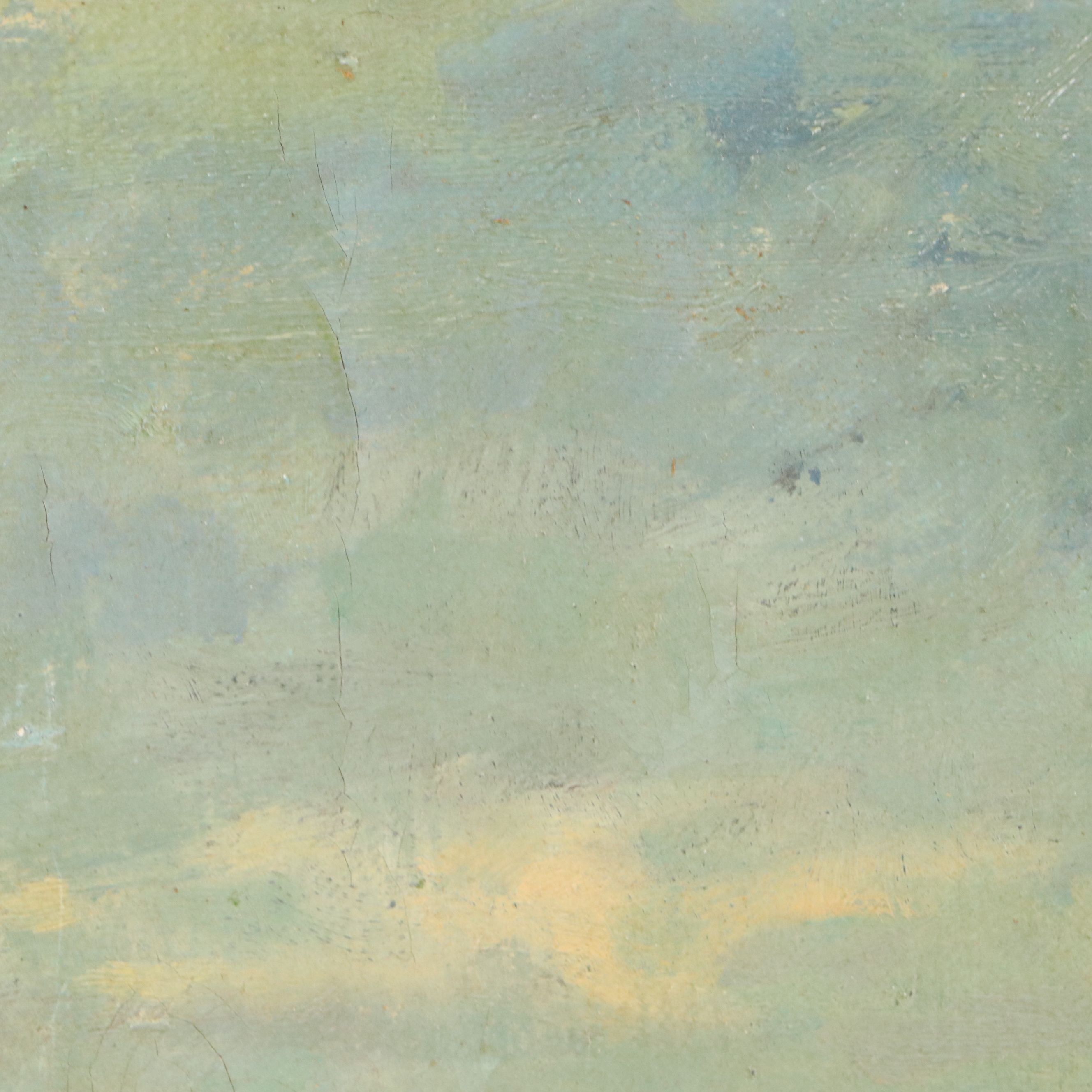 Bernard Lennon Oil Painting "Along the Housatonic," 1961