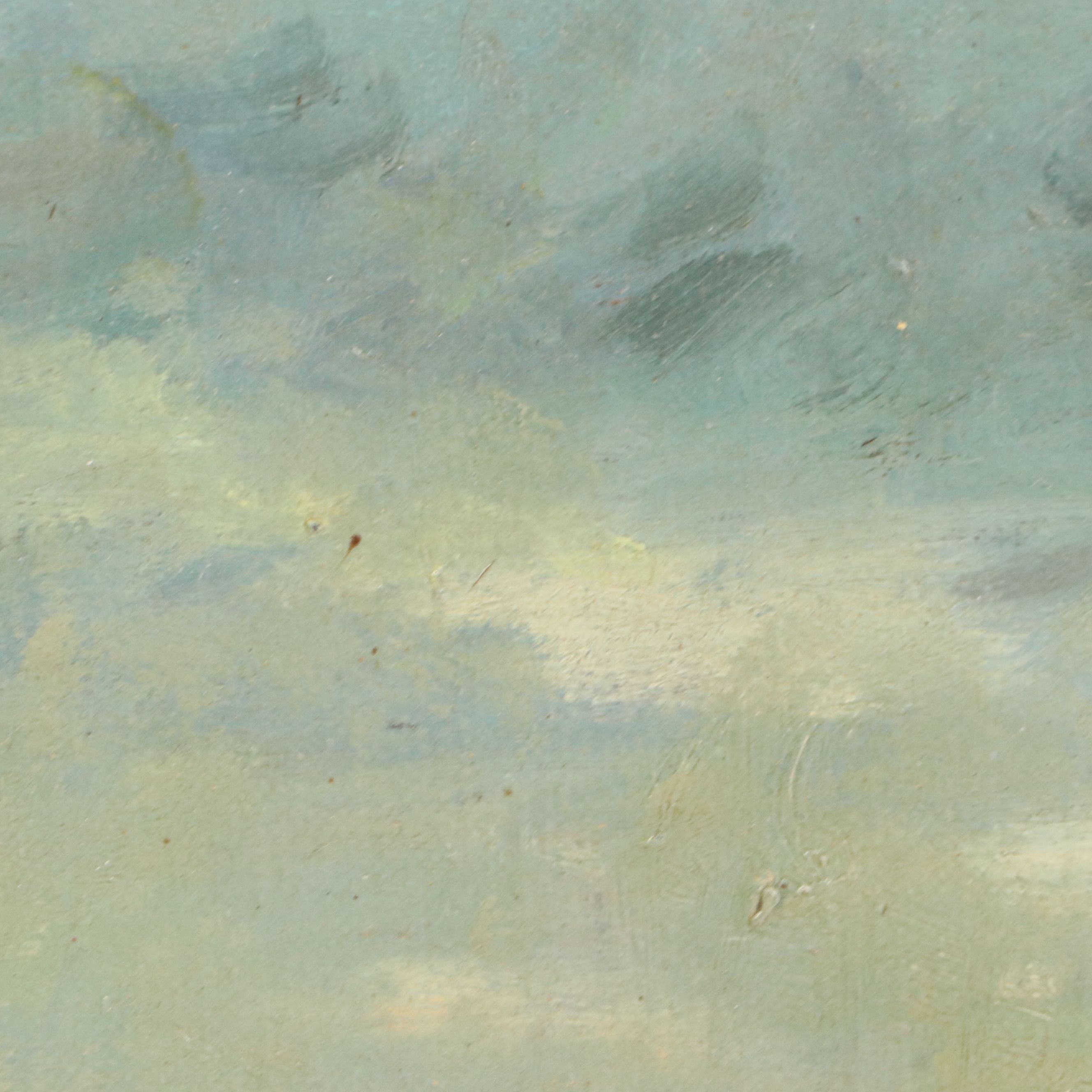 Bernard Lennon Oil Painting "Along the Housatonic," 1961