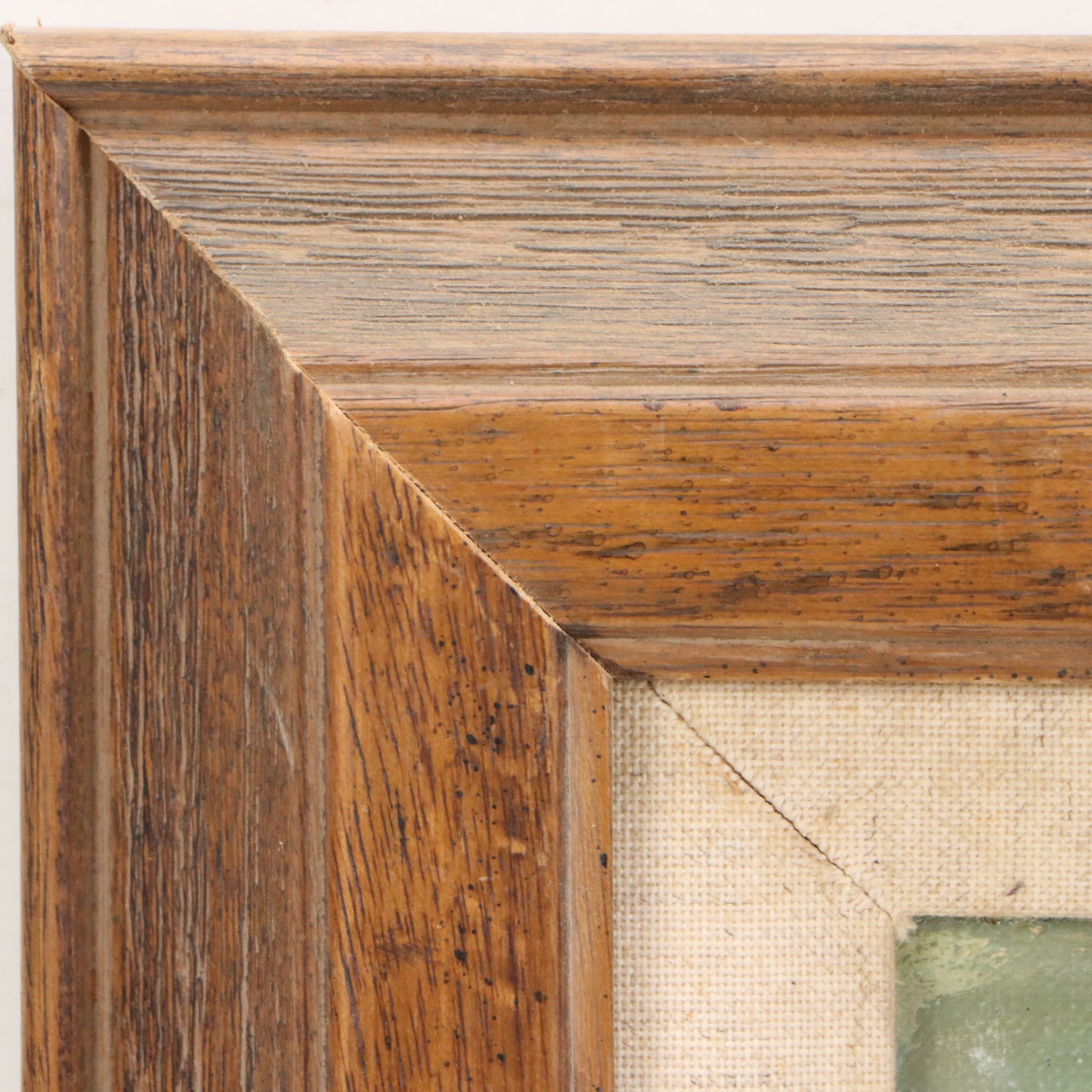 Bernard Lennon Oil Painting "Along the Housatonic," 1961