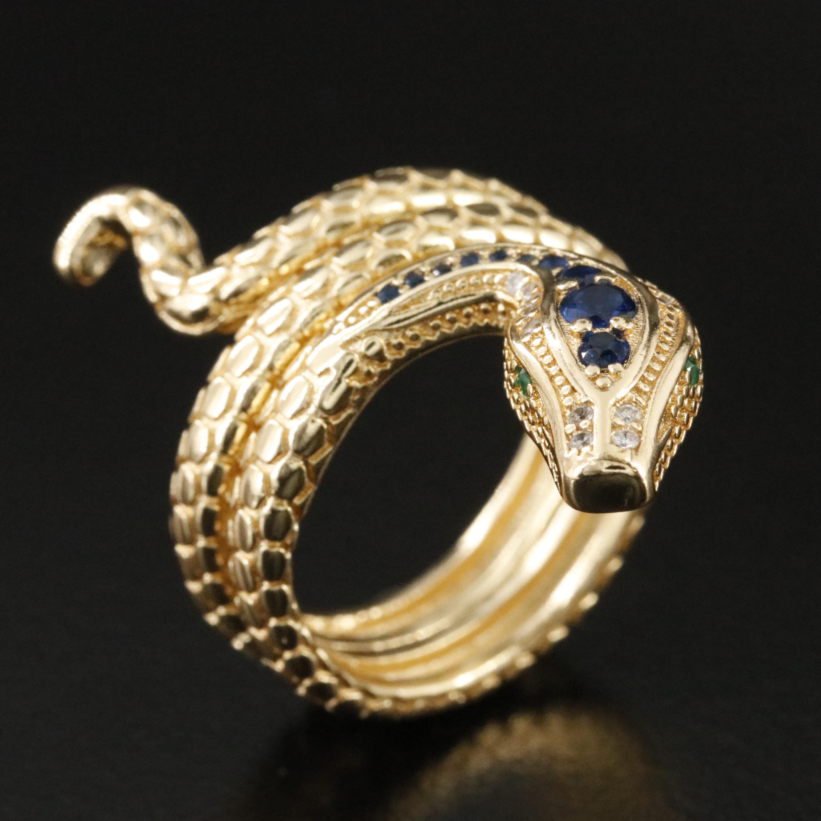 Serpent Wrap Ring