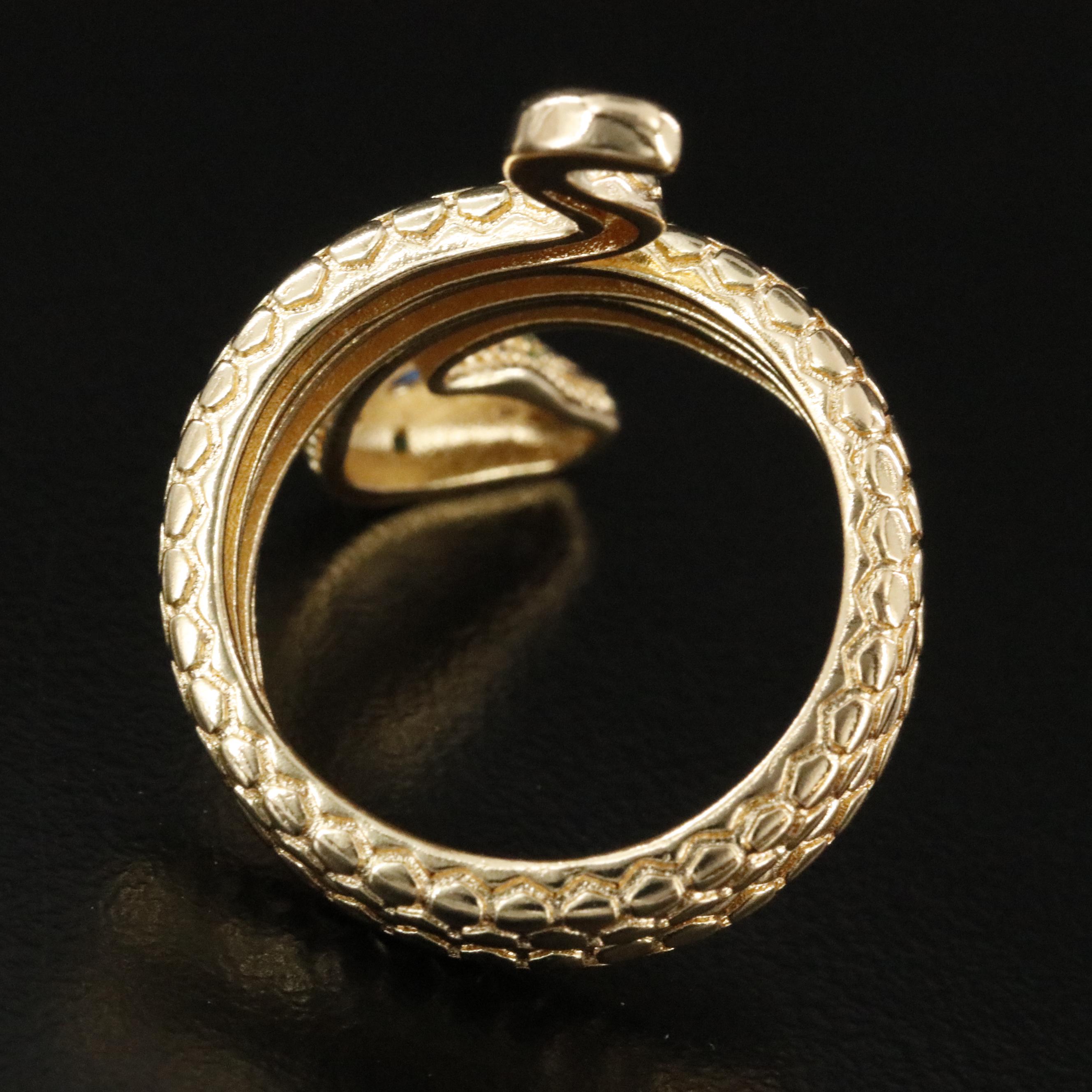 Serpent Wrap Ring