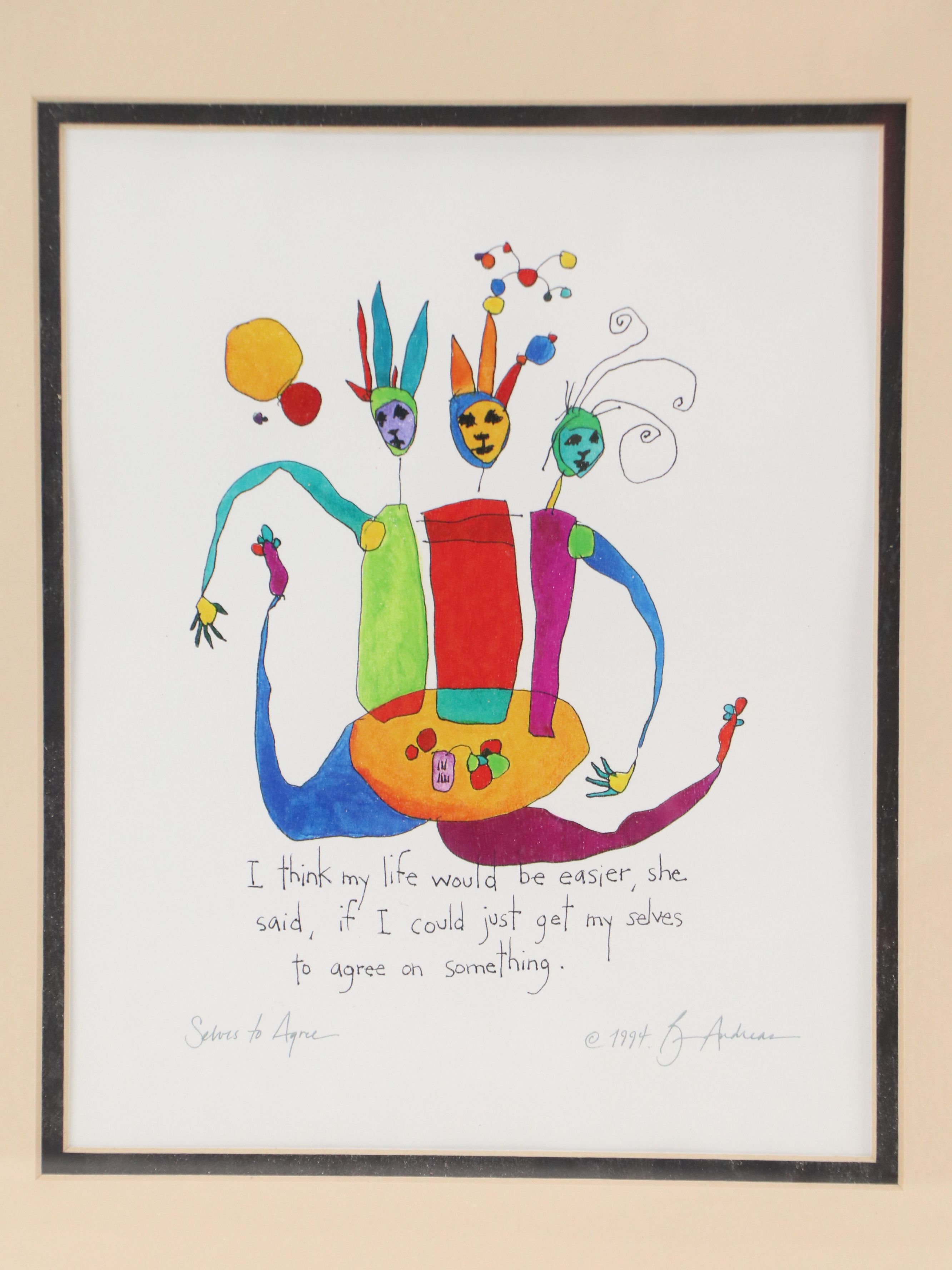 Digital Prints After Brian Andreas Including "Selves to Agree"