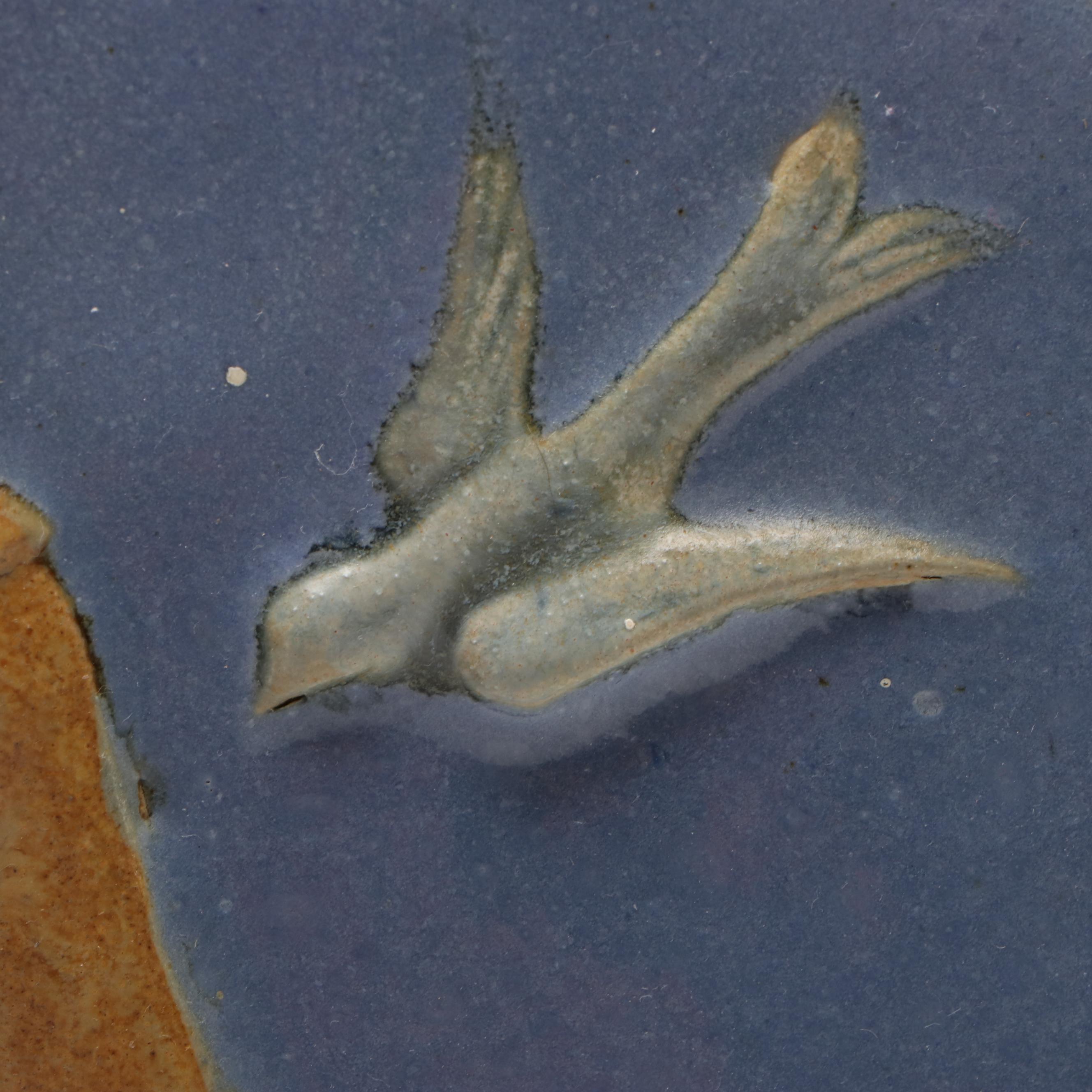 Attr. Rookwood Pottery Saint Francis of Assisi Ceramic Plaque