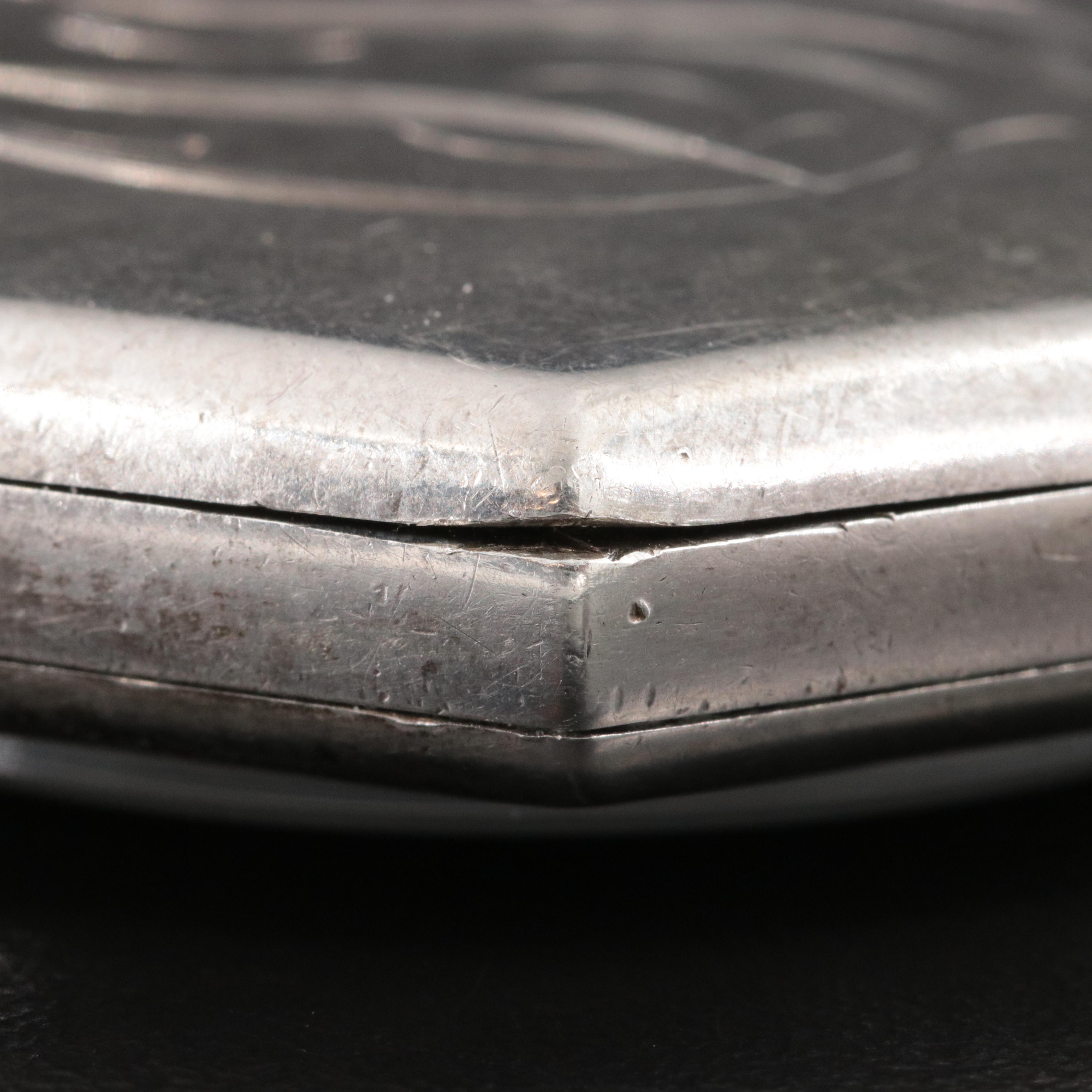 Marathon Sterling Silver Octagon Pocket Watch