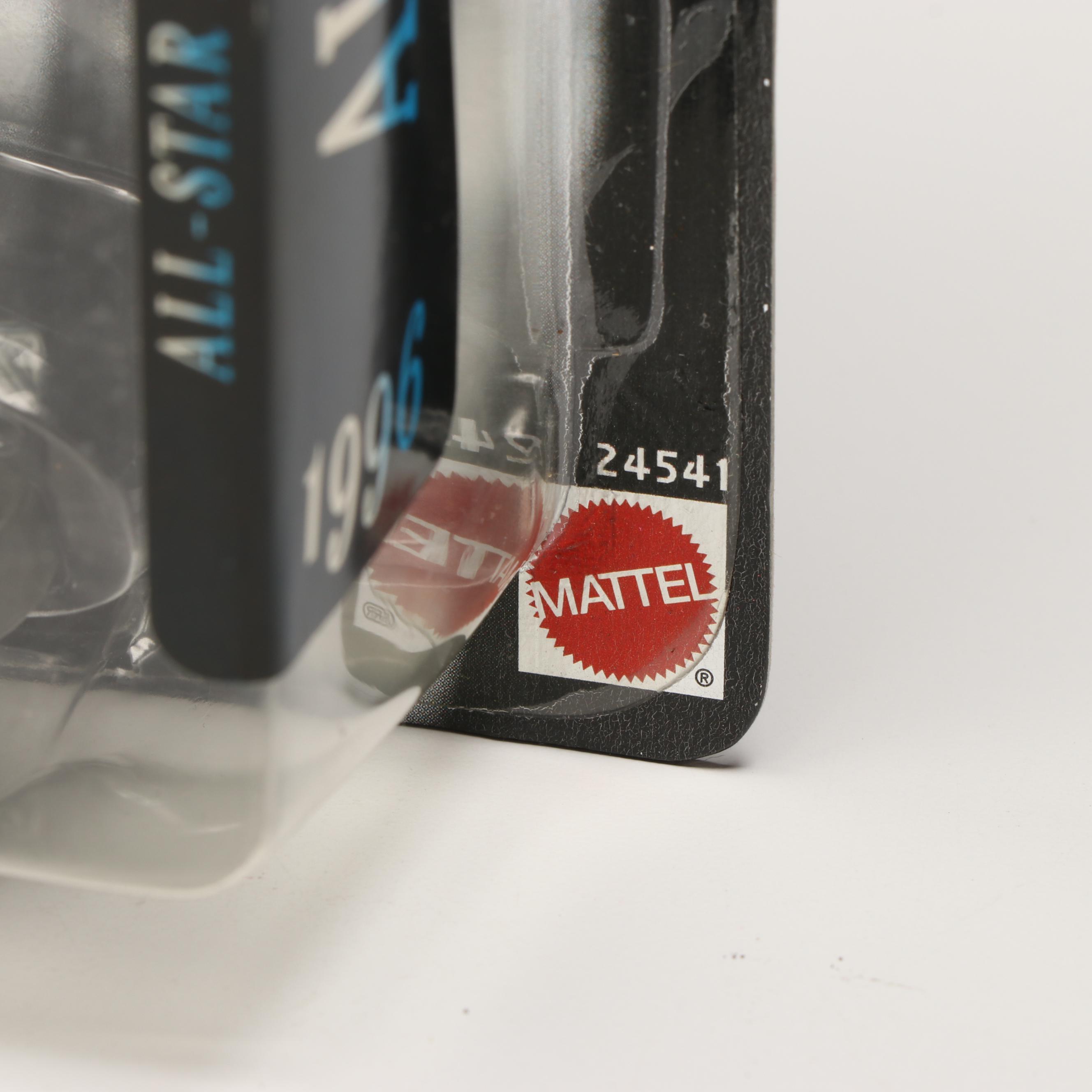 Mattel Michael Jordan Court Collection Action Figures and Trading Cards